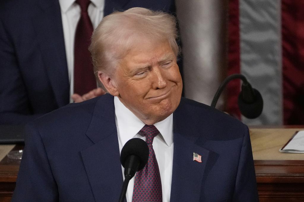 美國總統特朗普對全球進口鋼鋁徵收25%關稅的措施正式生效。(AP)