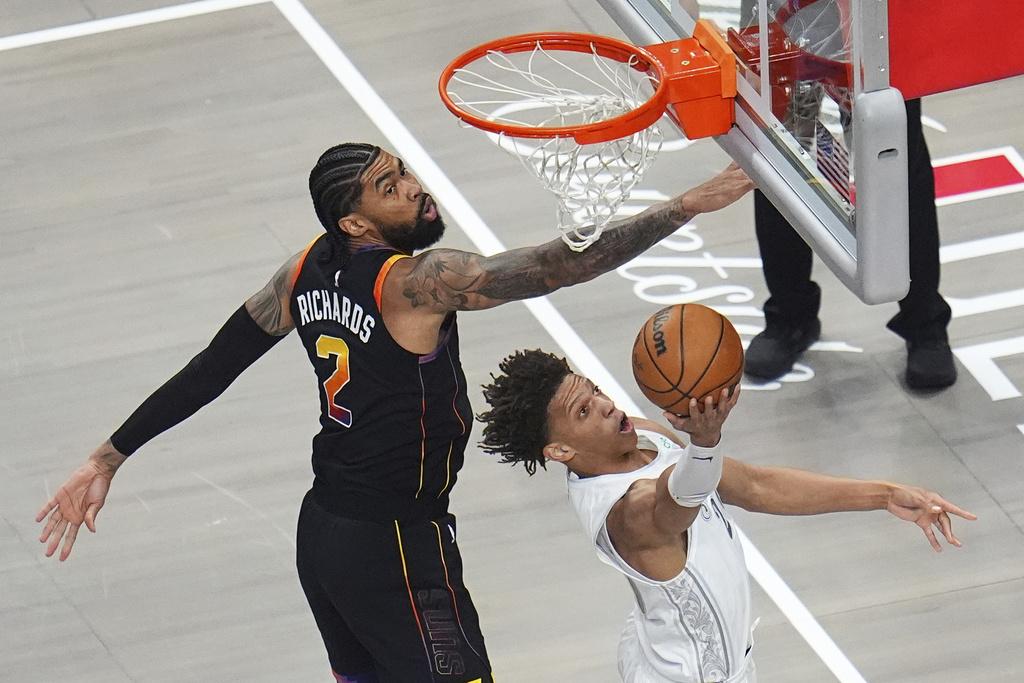 太陽125:116擊敗獨行俠。(美聯社)