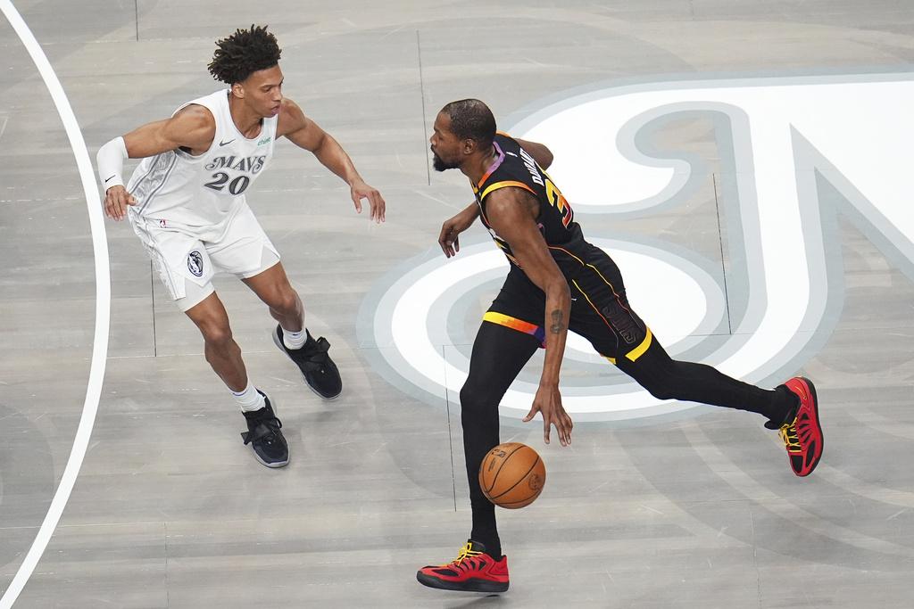 太陽125:116擊敗獨行俠。(美聯社)