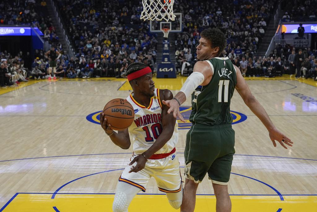 勇士104:93擊敗公鹿。(美聯社)