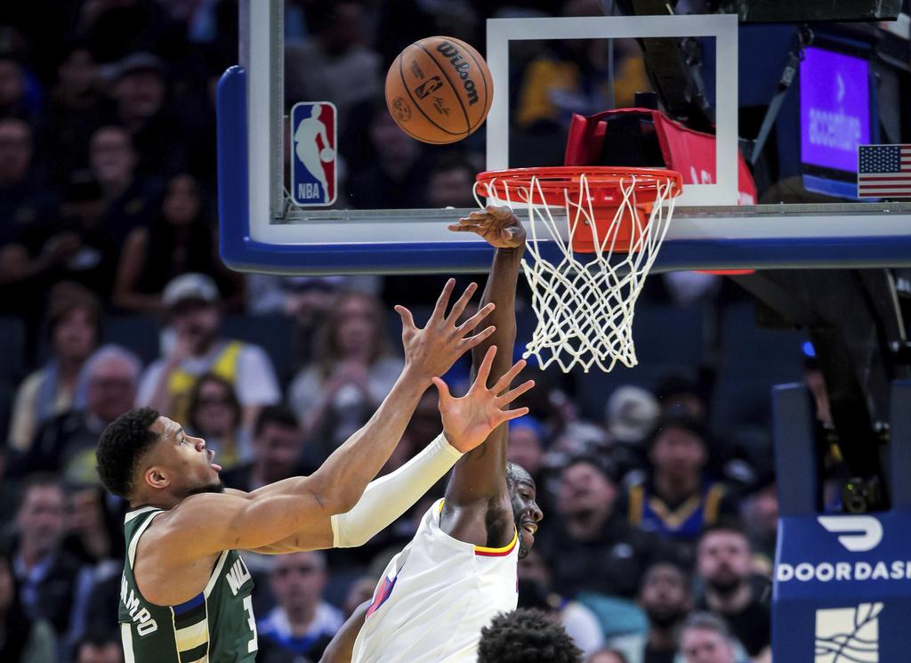 勇士104:93擊敗公鹿。(美聯社)