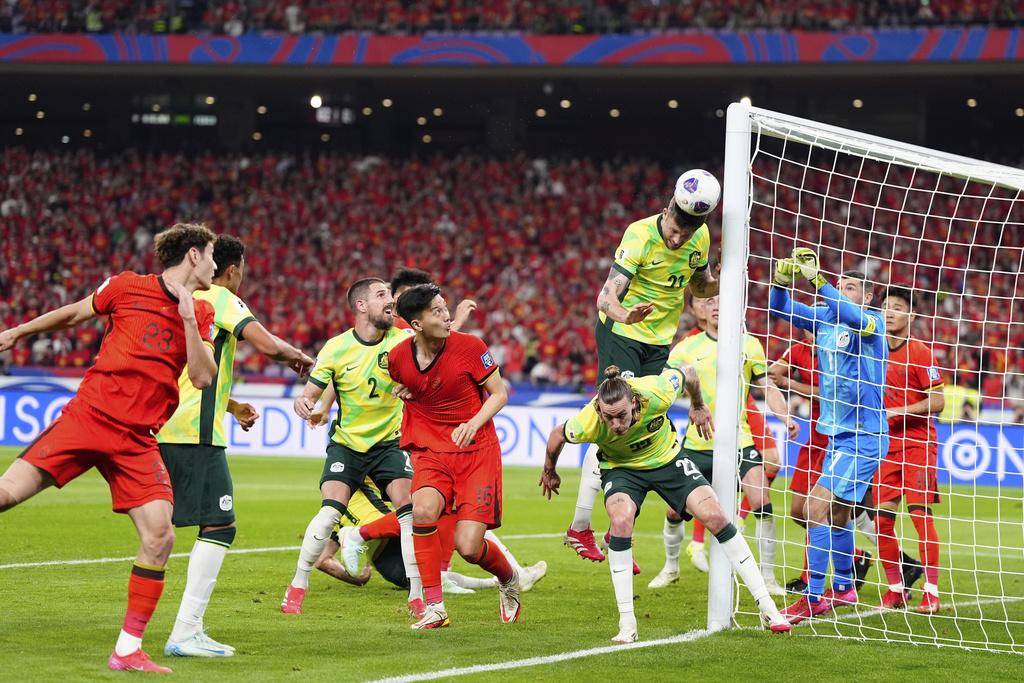 澳洲作客2:0贏中國。(美聯社)