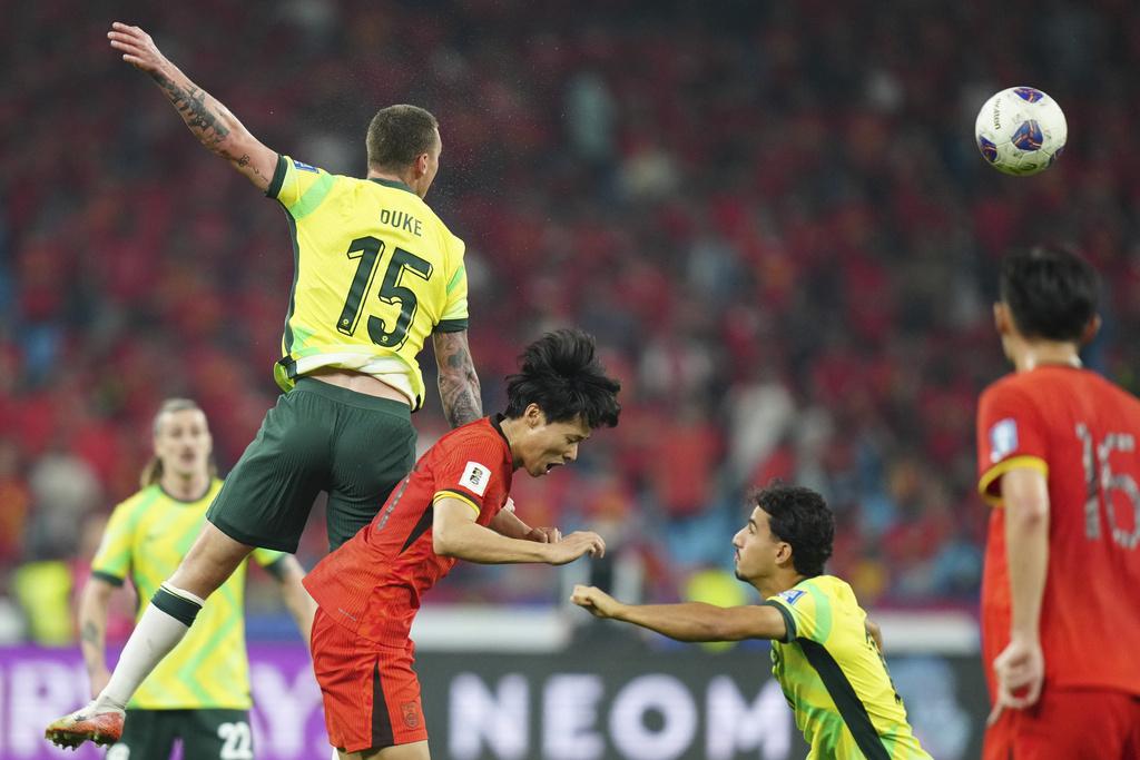 澳洲作客2:0贏中國。(美聯社)