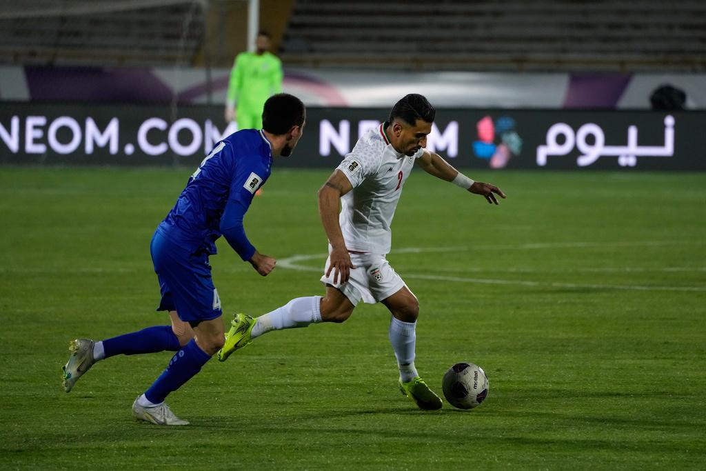 伊朗2:2賽和烏茲別克。(美聯社)