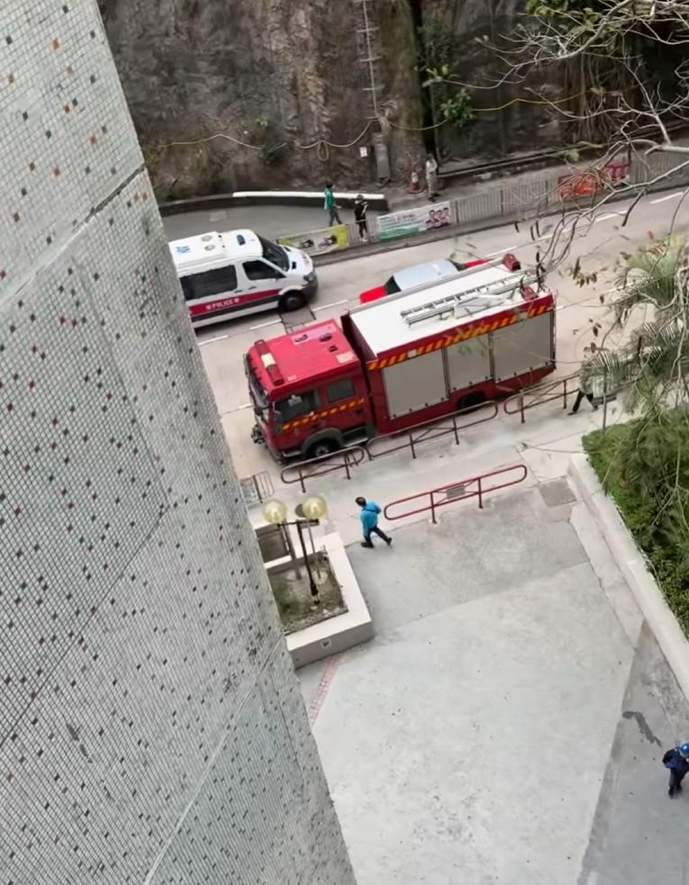 藍田一個住宅單位發生爆炸。(網上圖片)