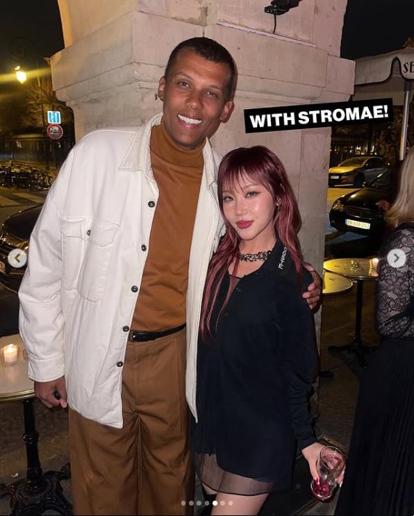 比利時音樂人Stromae,亦是Heyoon 的好友。(圖片來源:@heyoon_jeong)