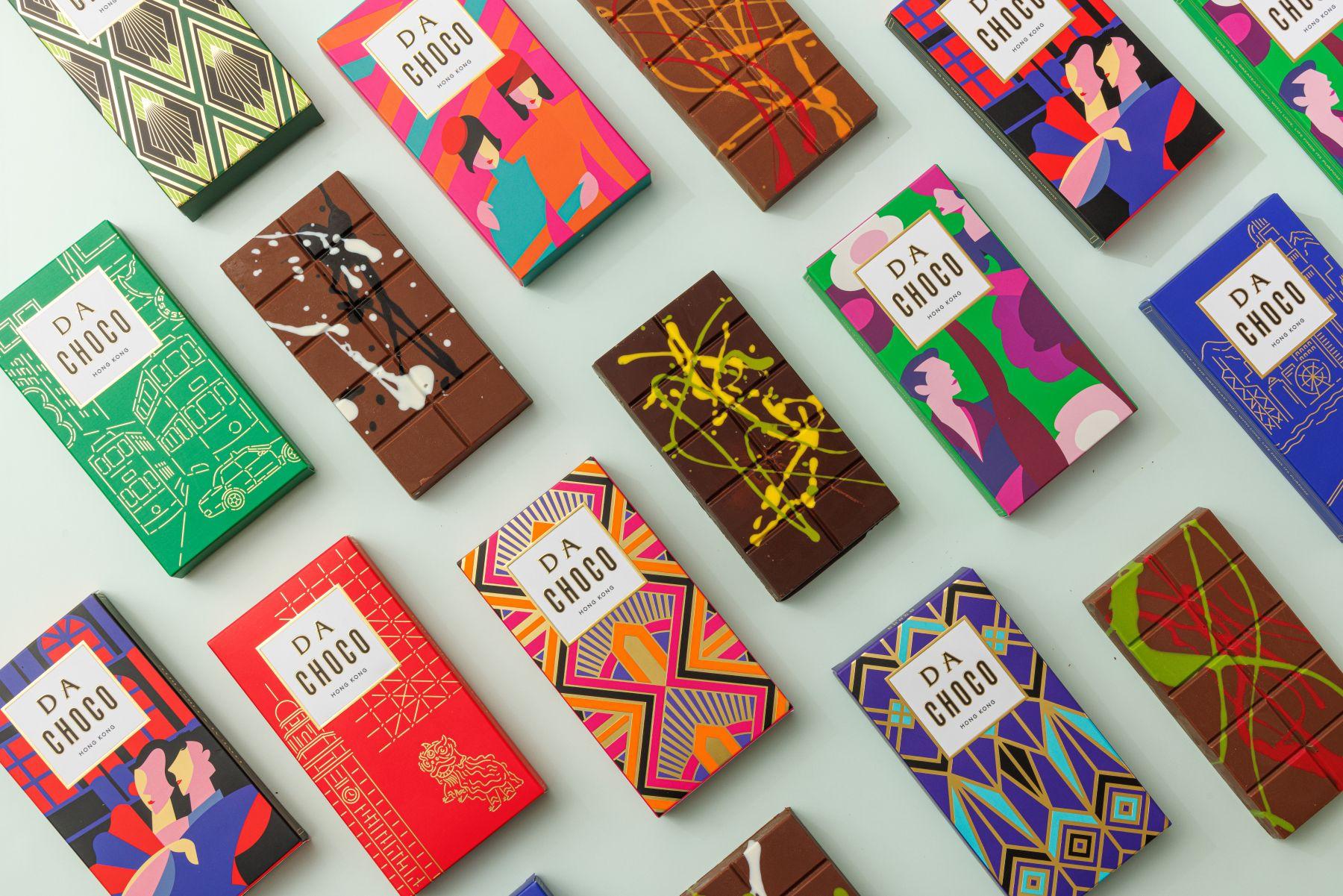 米芝蓮二星名廚Eric Räty與DALLOYAU合作推出全新朱古力品牌DA CHOCO,以脆朱古力作特點。