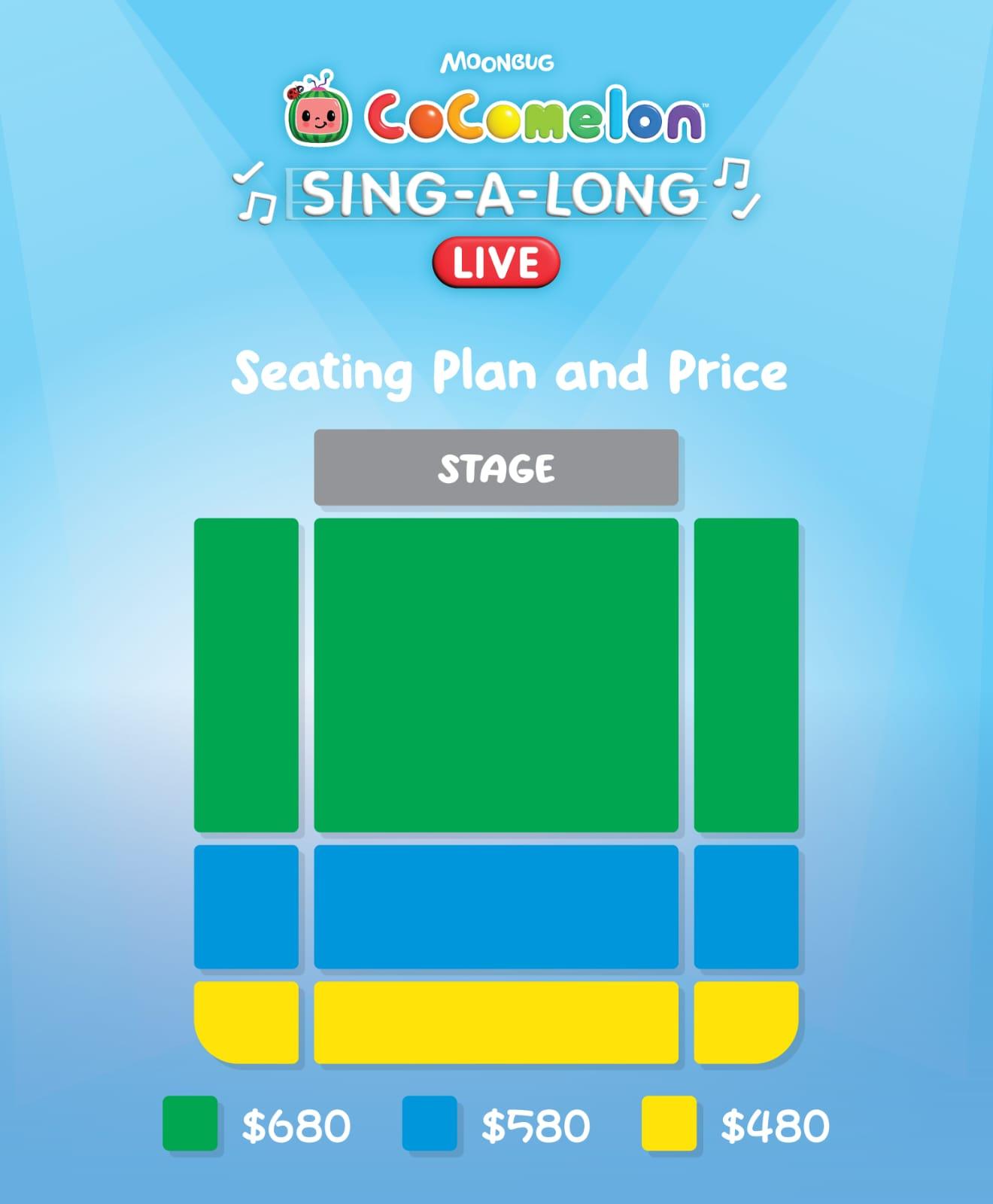 《CoComelon: Sing-A-Long LIVE》活動詳情。