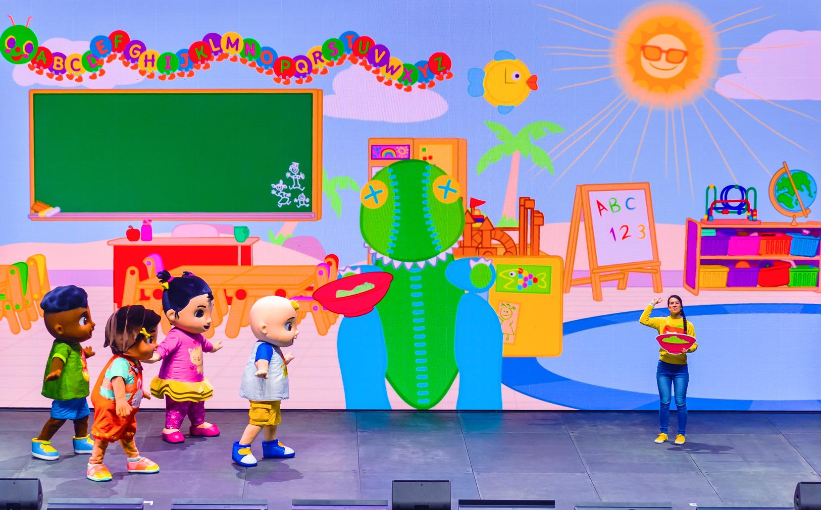 Cocomelon一眾人氣角色與粉絲齊唱多首經典兒歌。