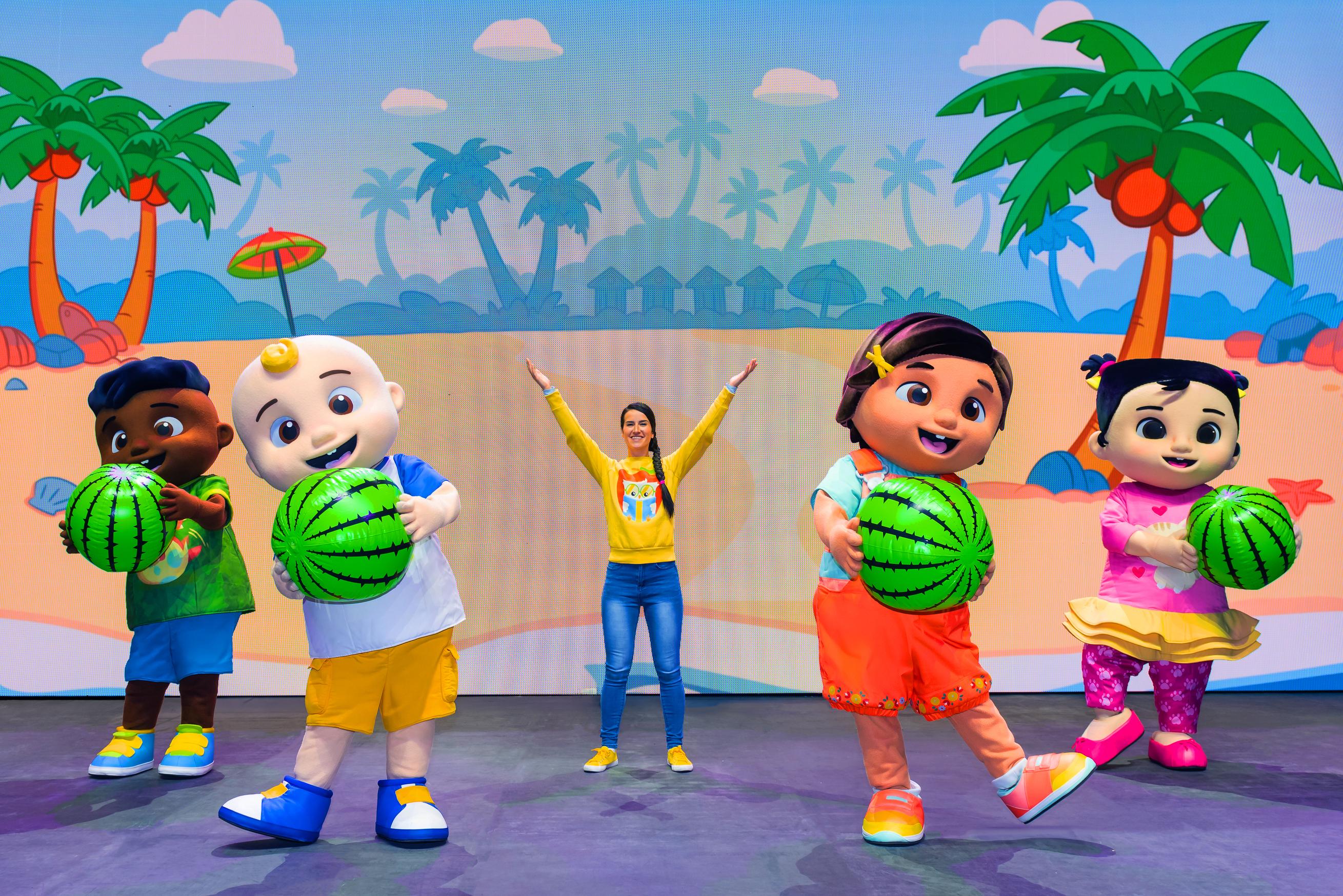 Cocomelon一眾人氣角色與粉絲齊唱多首經典兒歌。