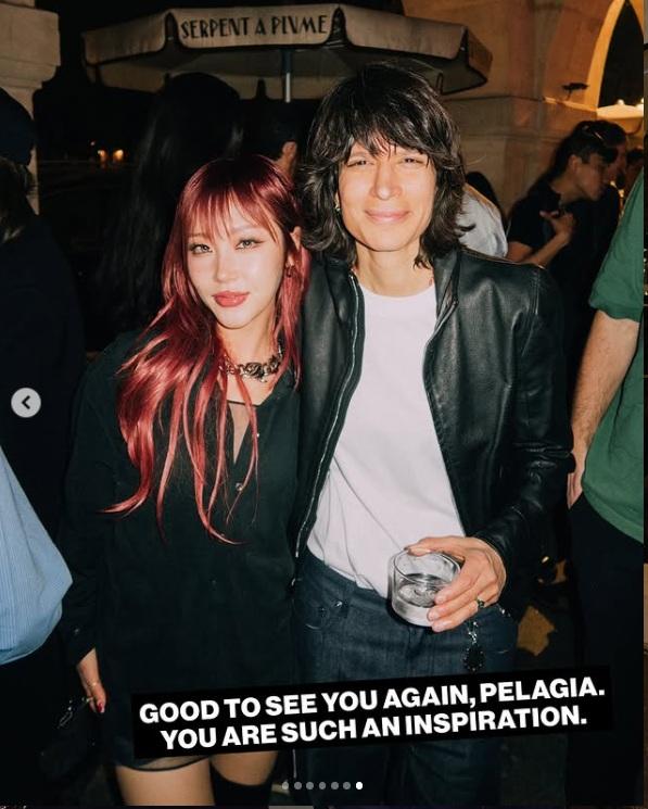 Heyoon獲Lacoste創意總監Pelagia Kolotouros邀請,出席品牌的活動。(圖片來源:@heyoon_jeong)