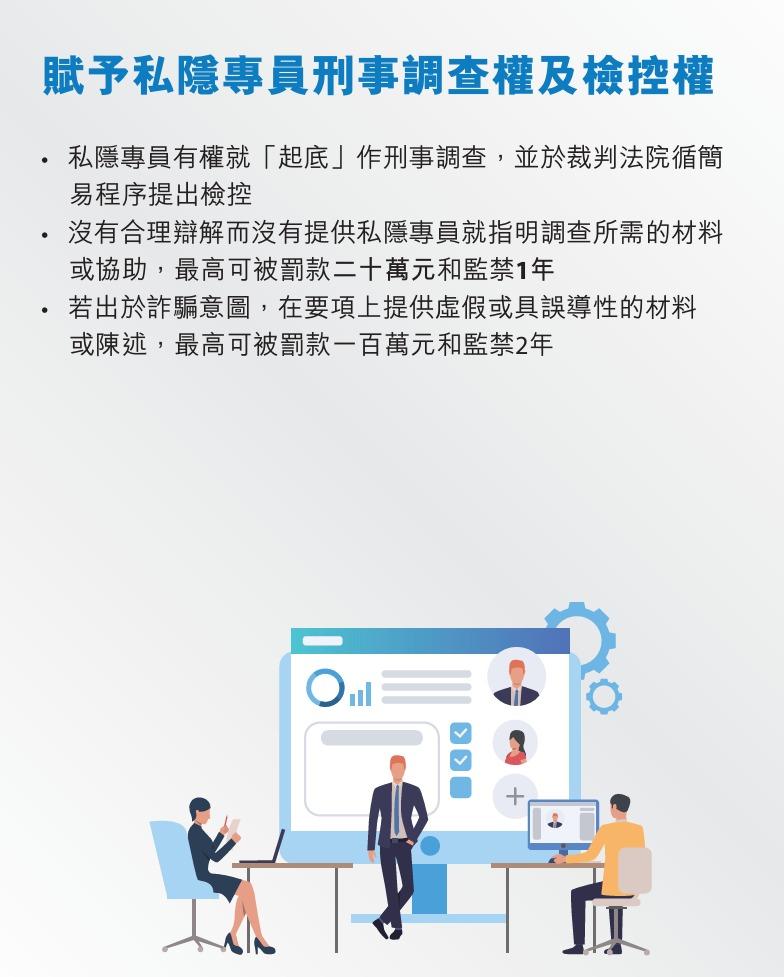 起底屬刑責 切勿以身試法宣傳單張 |賦予私隱專員刑事調查權及檢控權(私隱專員公署)