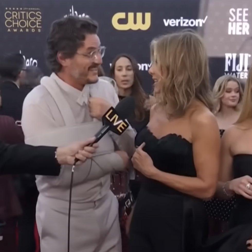 在今年的《評論家選擇電影獎》(Critics' Choice Movie Awards),兩人已經結伴行紅地氈,以及一起接受訪問。