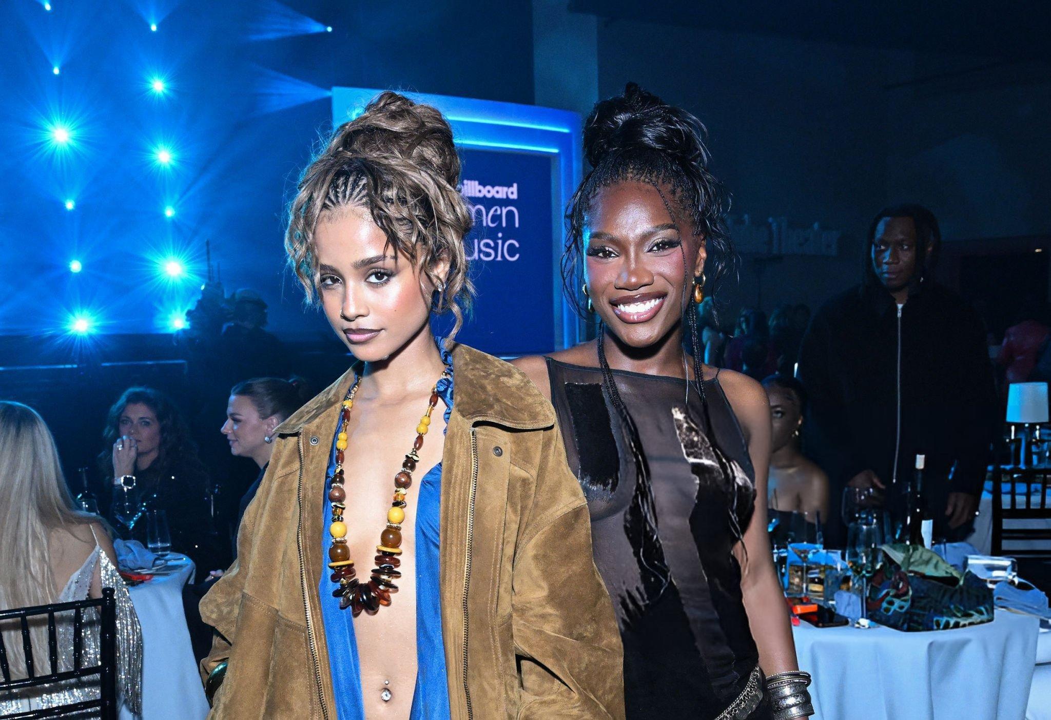 Tyla與Doechii在頒獎禮上滿場飛。(網上圖片)