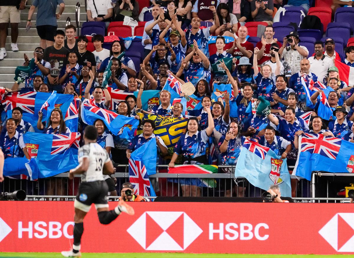 香港國際七人欖球賽首次在啟德主場館舉行。(中國香港欖球總會)