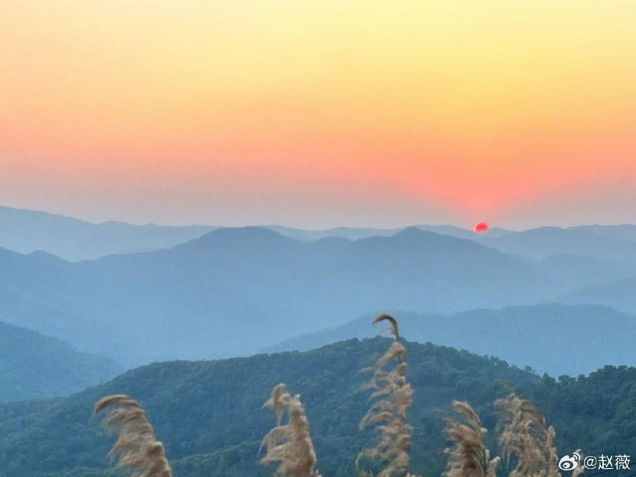 趙薇生日更分享了兩張風景相。