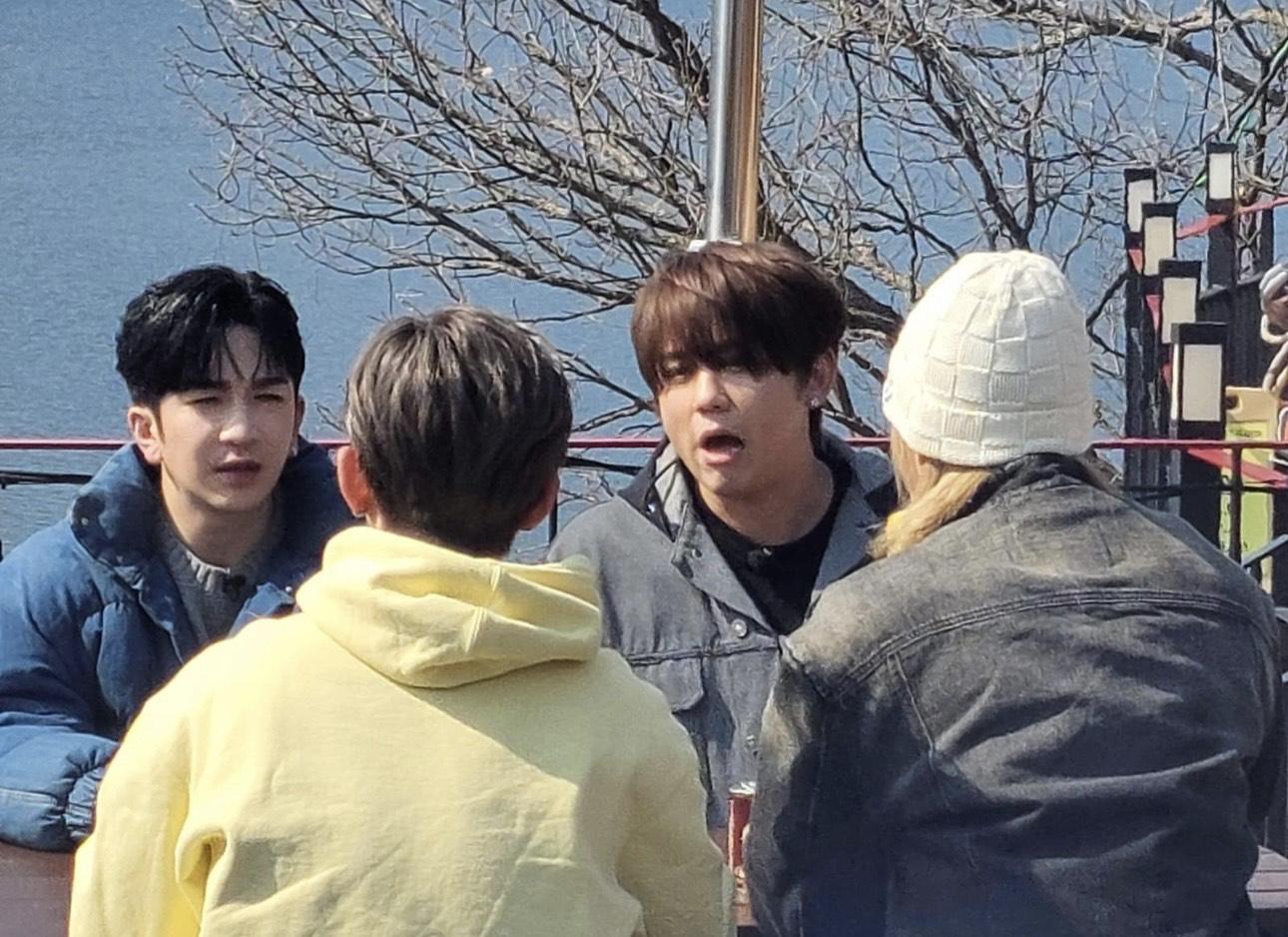 姜濤、Jeremy 及Anson Lo昨晚返港。