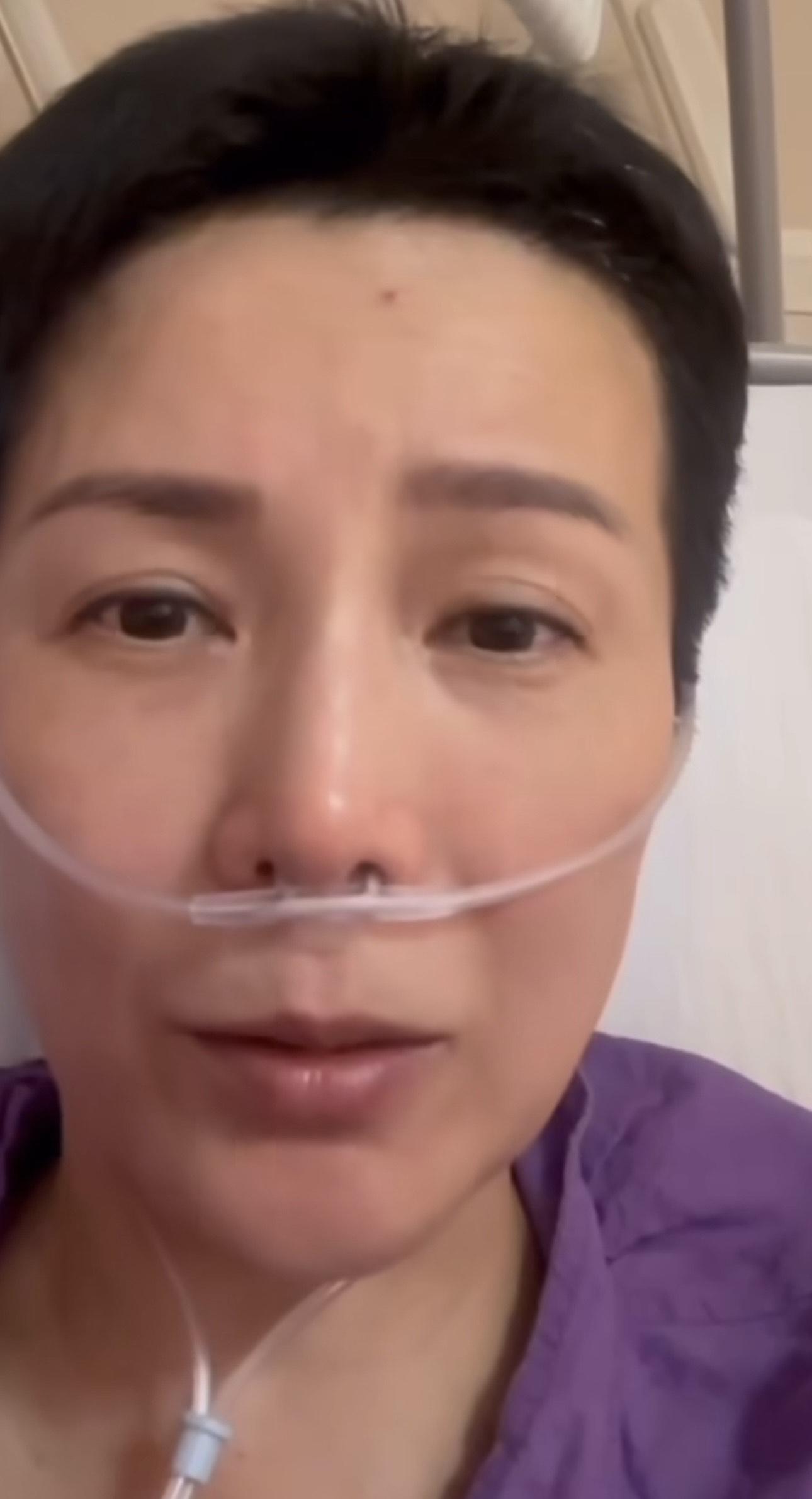 上月底,吳文忻因心臟出現積水問題,留醫近半個月 。