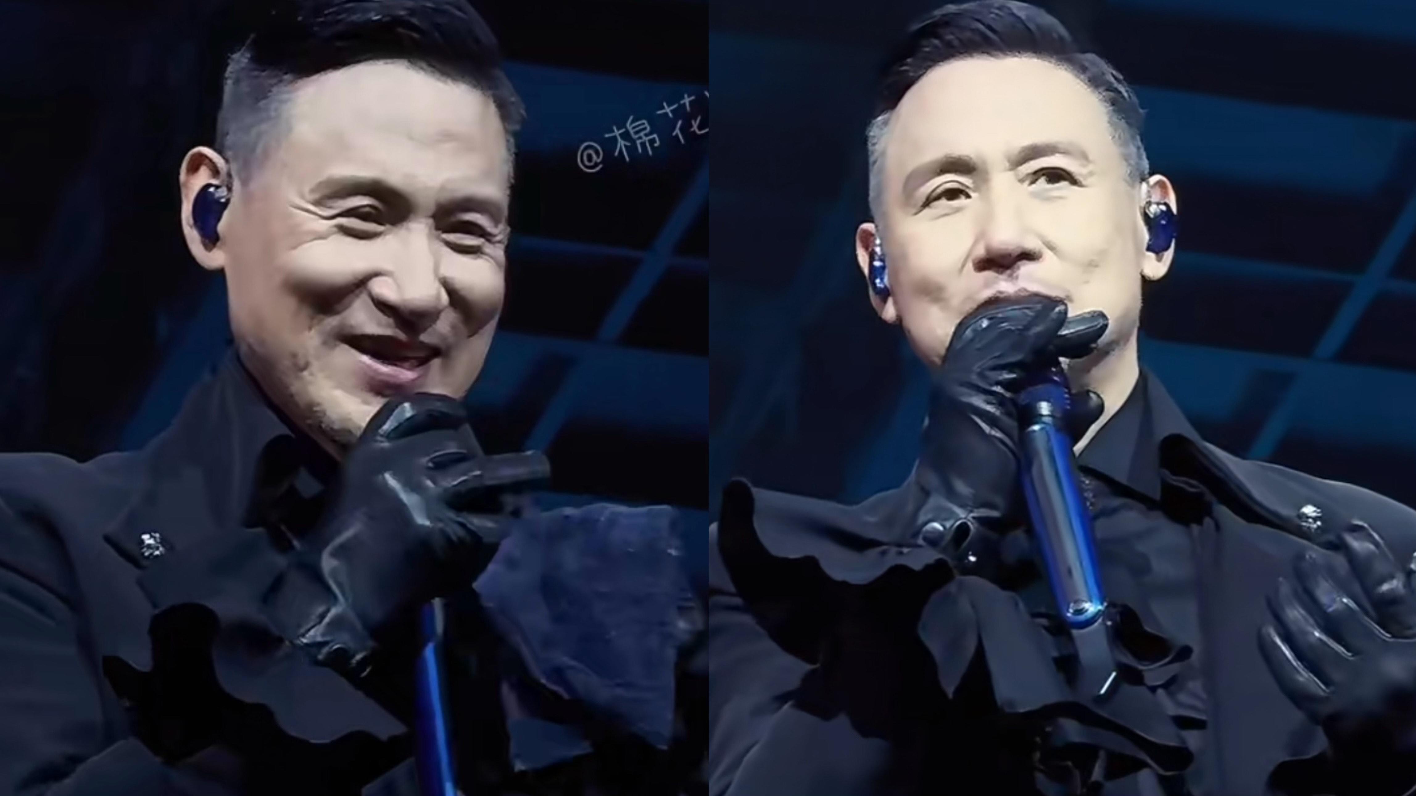 張學友廣州頂硬上復唱 聲線「性感」台上狂抹鼻水向歌迷道歉