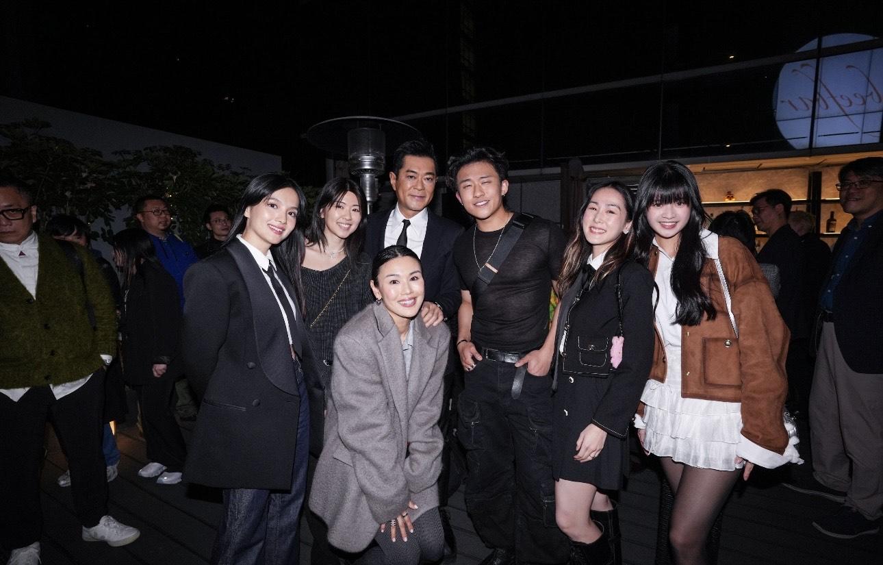 古天樂現身寰亞電影Party成眾人的「打卡點」。