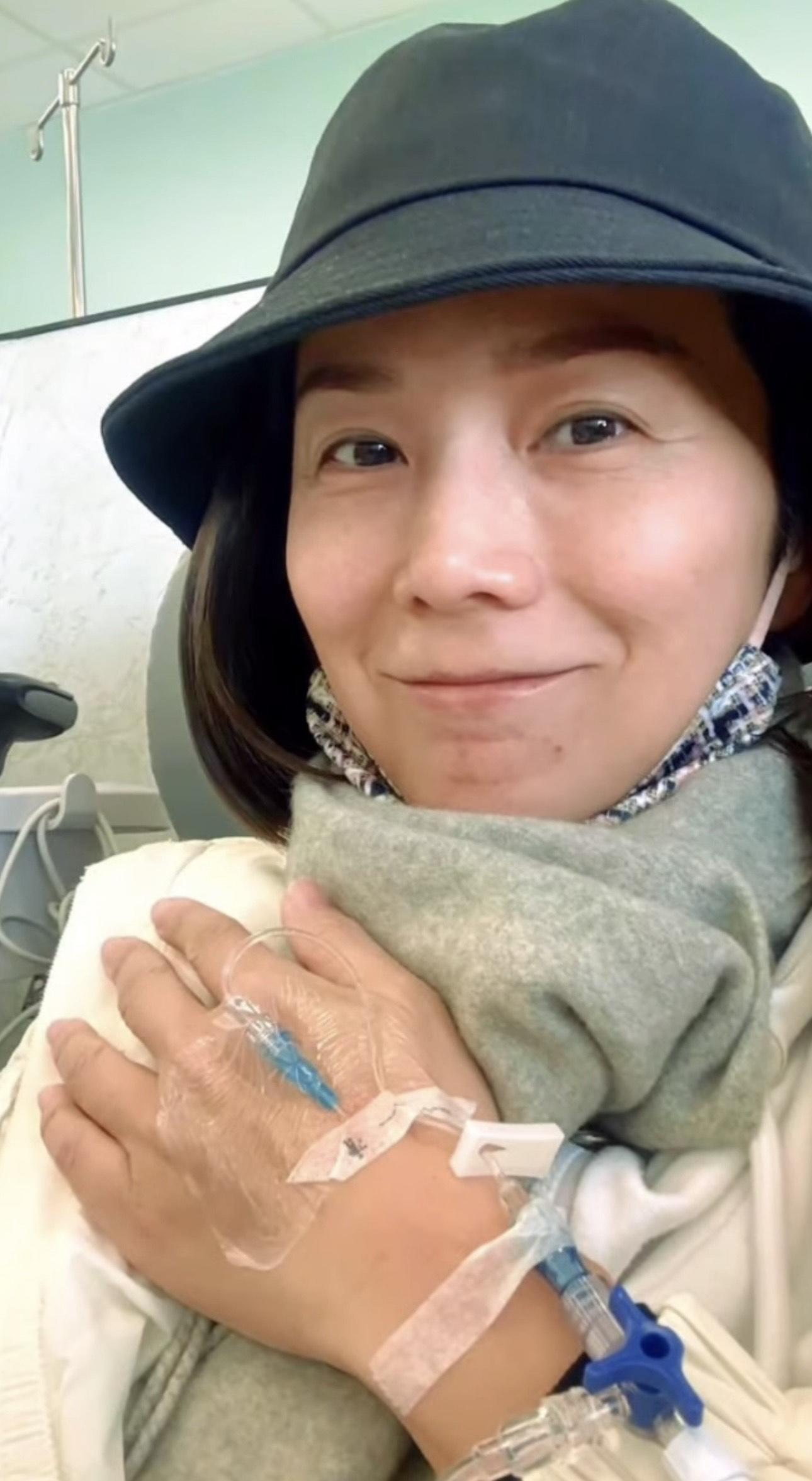 吳文忻分享第一次化療腫瘤冇反應仲擴大。