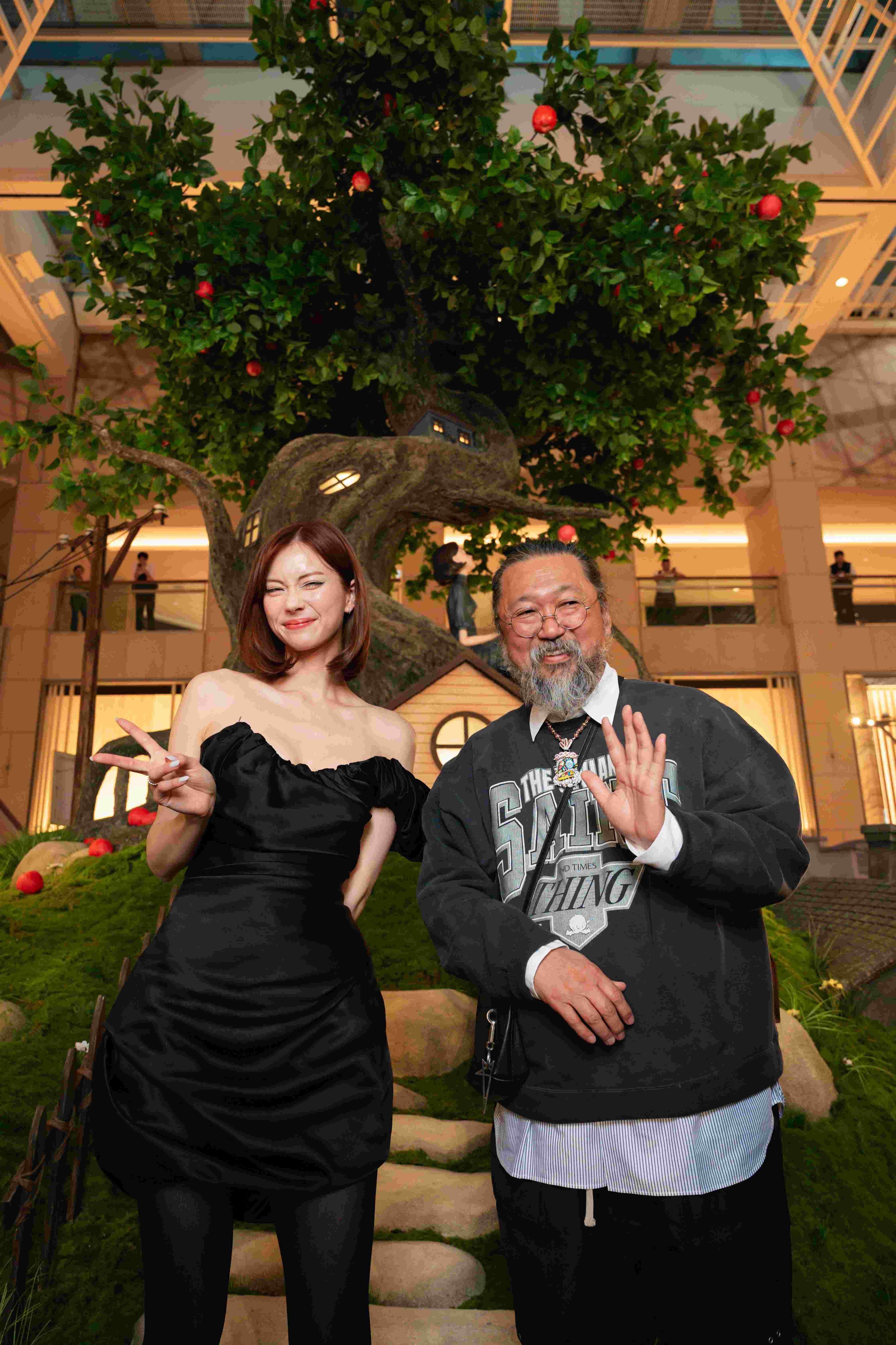 Lauren Tsai and Takashi Murakami