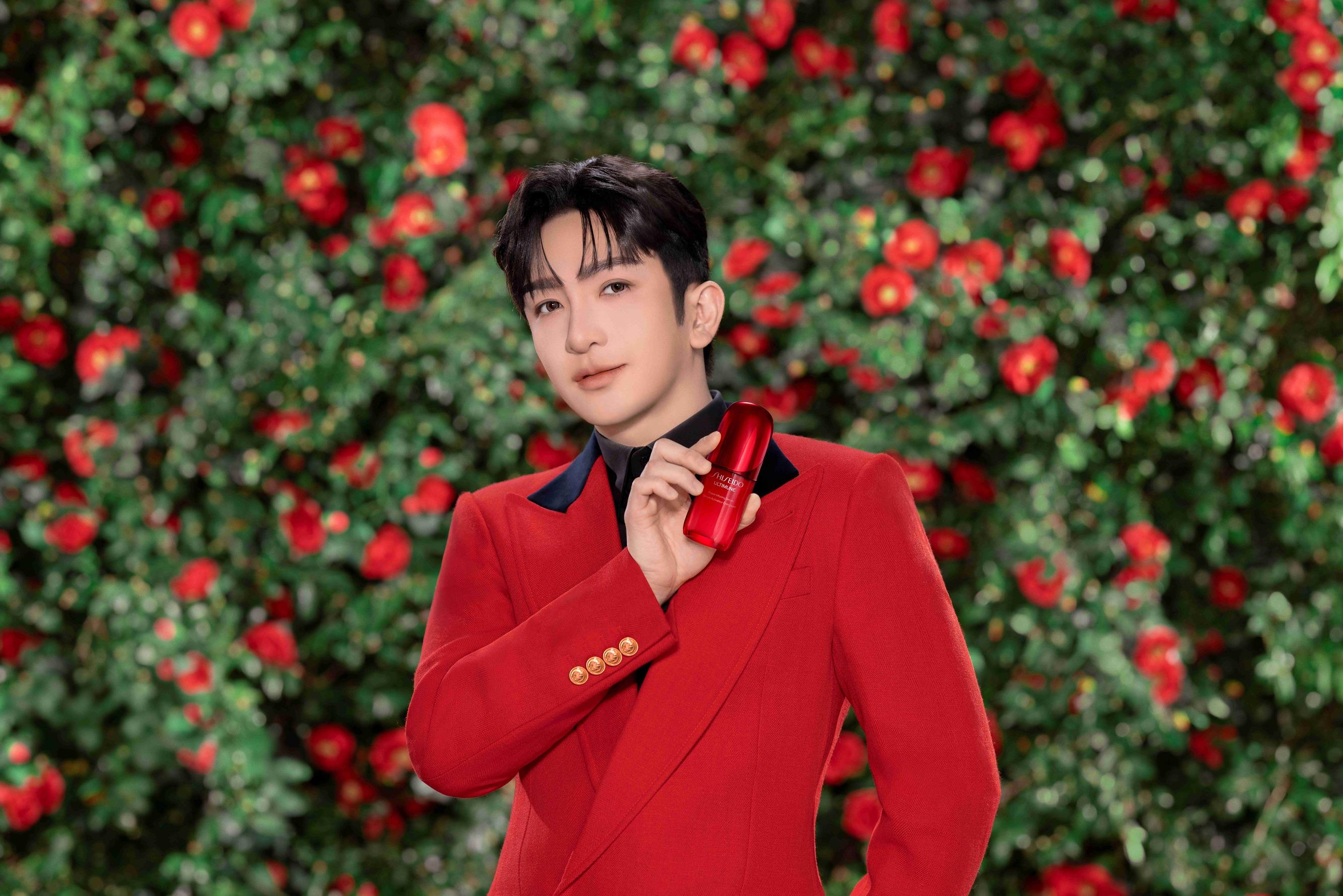 SHISEIDO品牌大使姜濤、盧瀚霆、呂爵安及陳卓賢,與參加者虛擬互動。