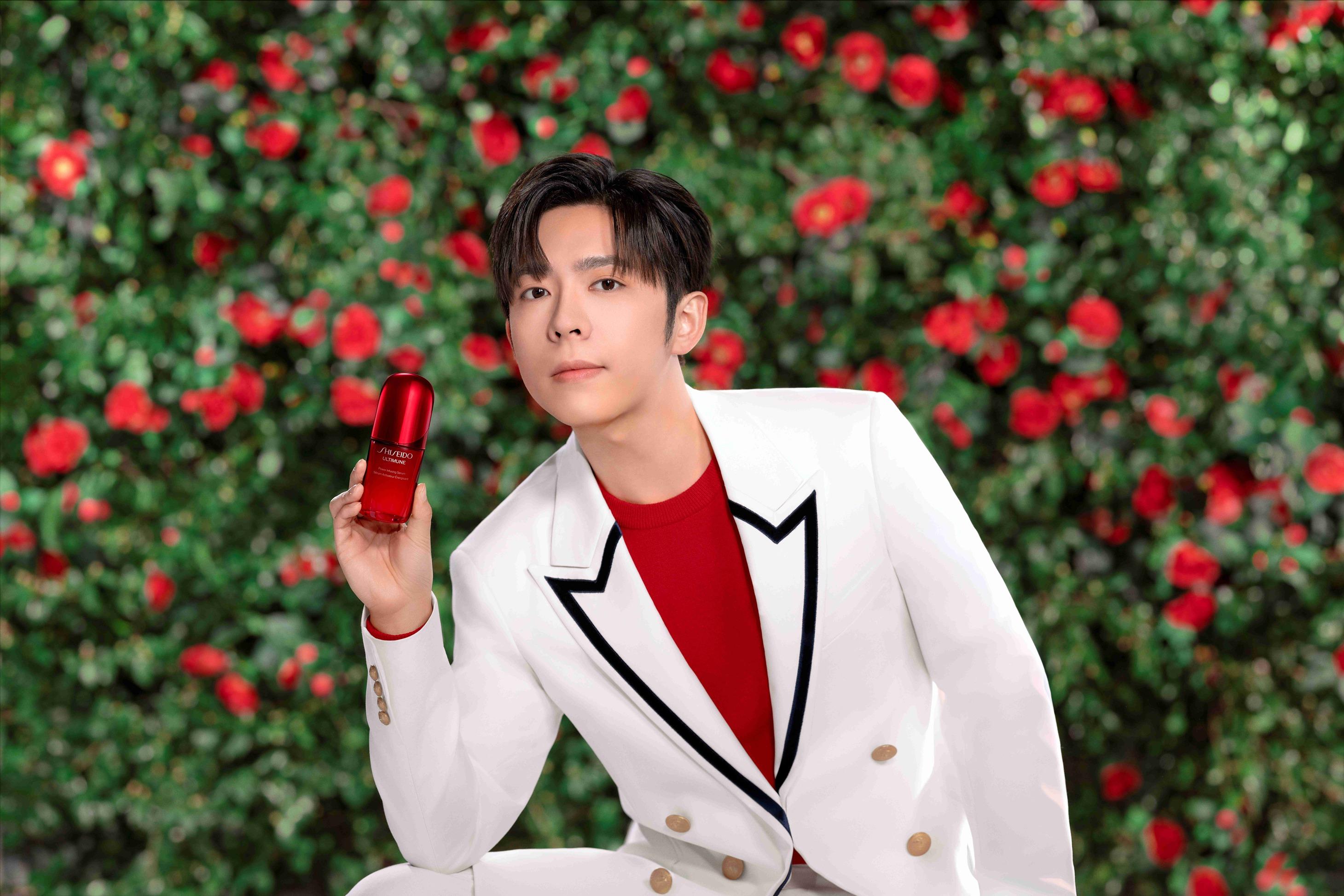 SHISEIDO品牌大使姜濤、盧瀚霆、呂爵安及陳卓賢,與參加者虛擬互動。