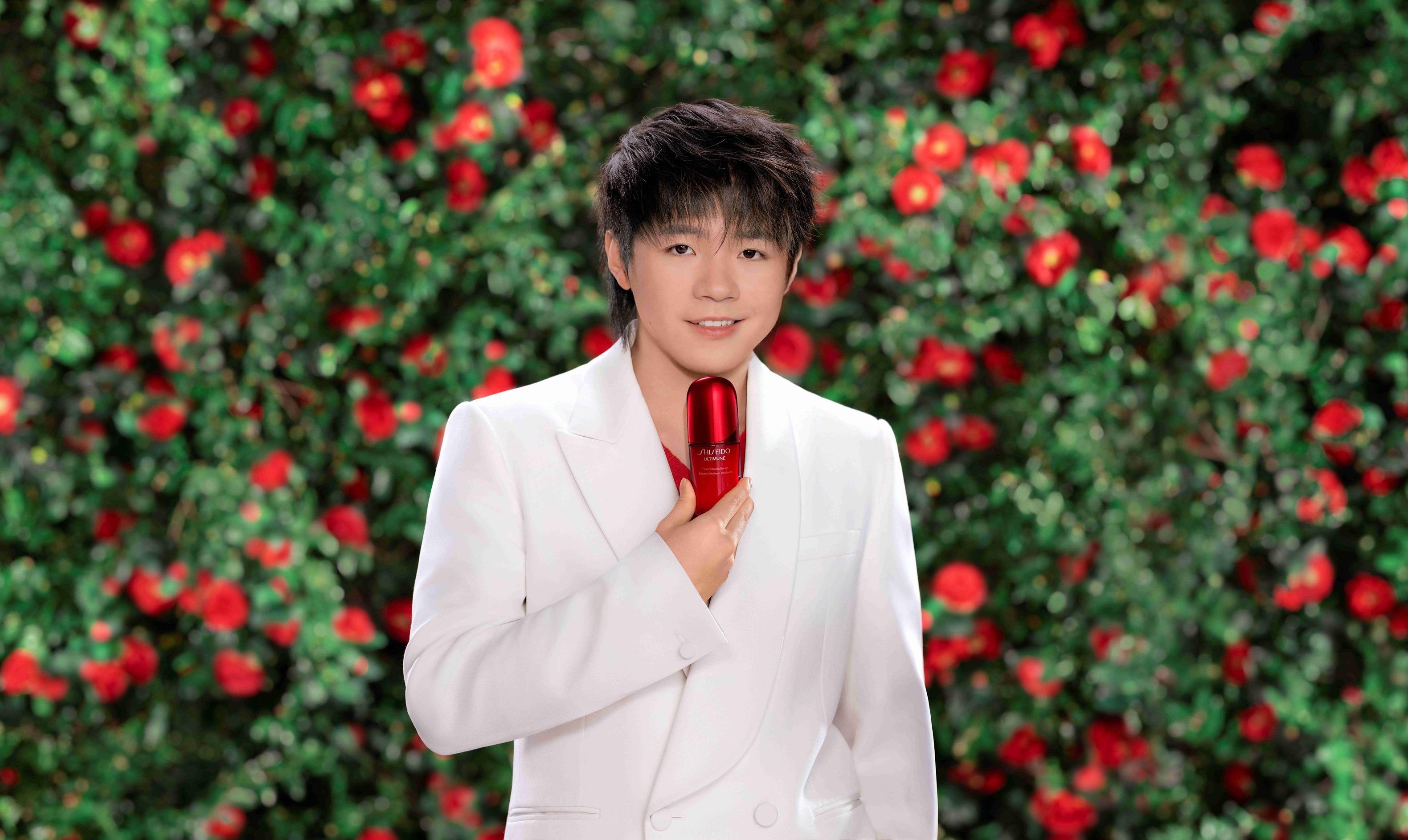 SHISEIDO品牌大使姜濤、盧瀚霆、呂爵安及陳卓賢,與參加者虛擬互動。