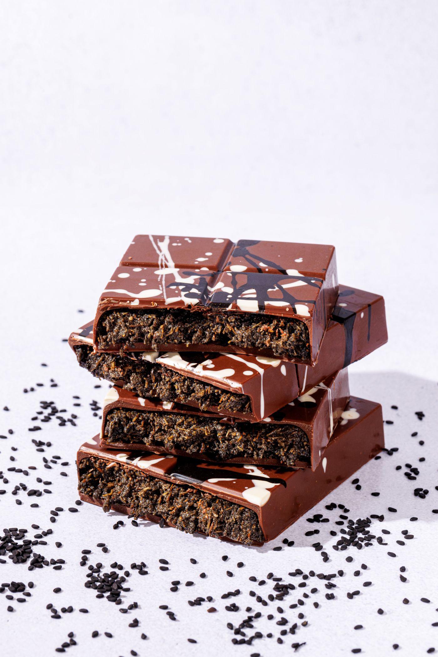 芝麻味天然濃厚不甘澀,與脆絲也相配。