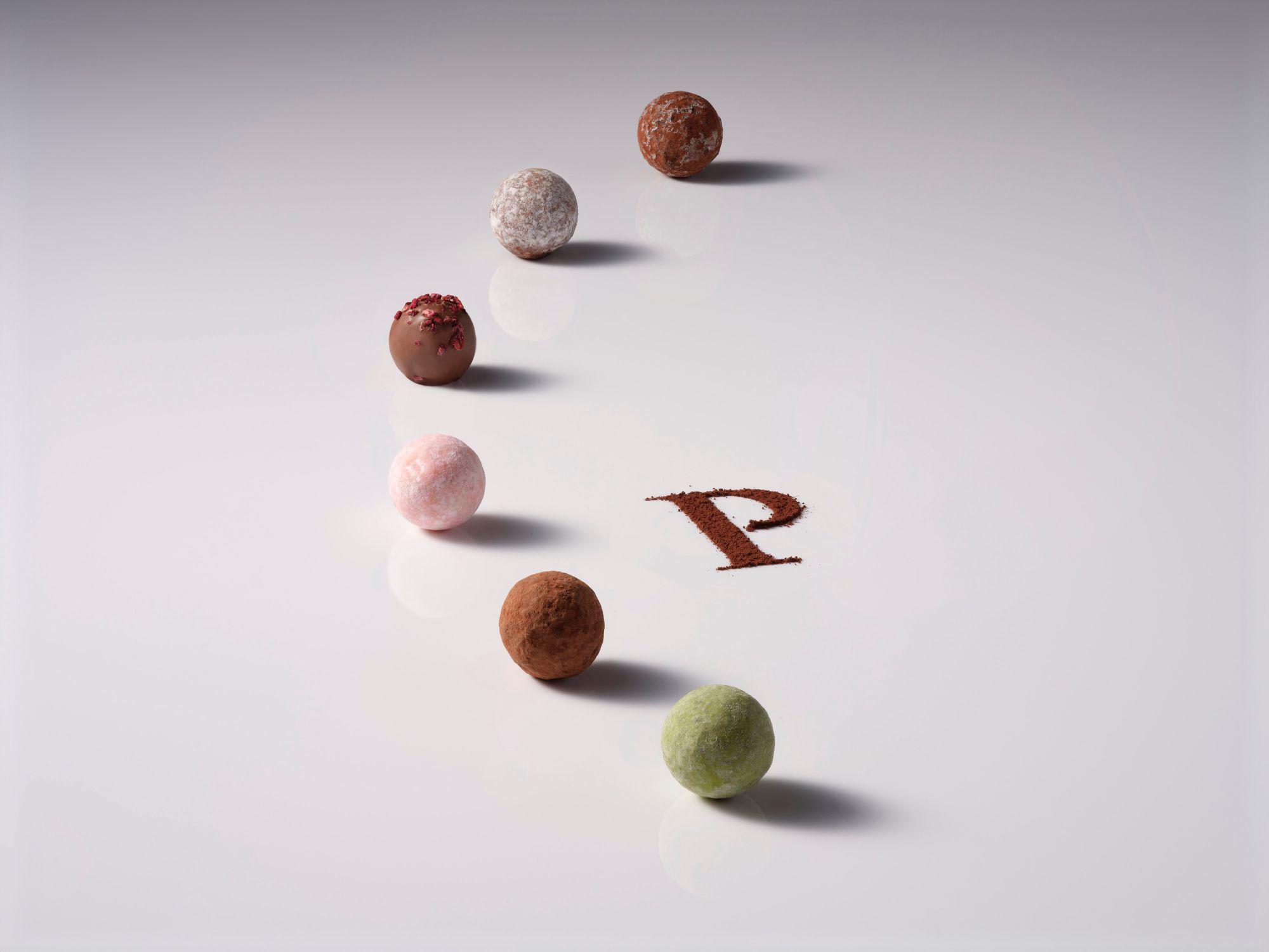 松露朱古力有香檳、牛奶、紅桑子與海鹽焦糖等口味。