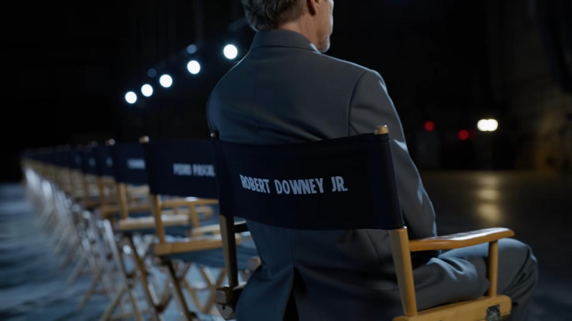 Marvel Studios以長逾5小時片段,展示印有演員名字的片場椅子,逐一公布《復仇者聯盟5》演員陣容。