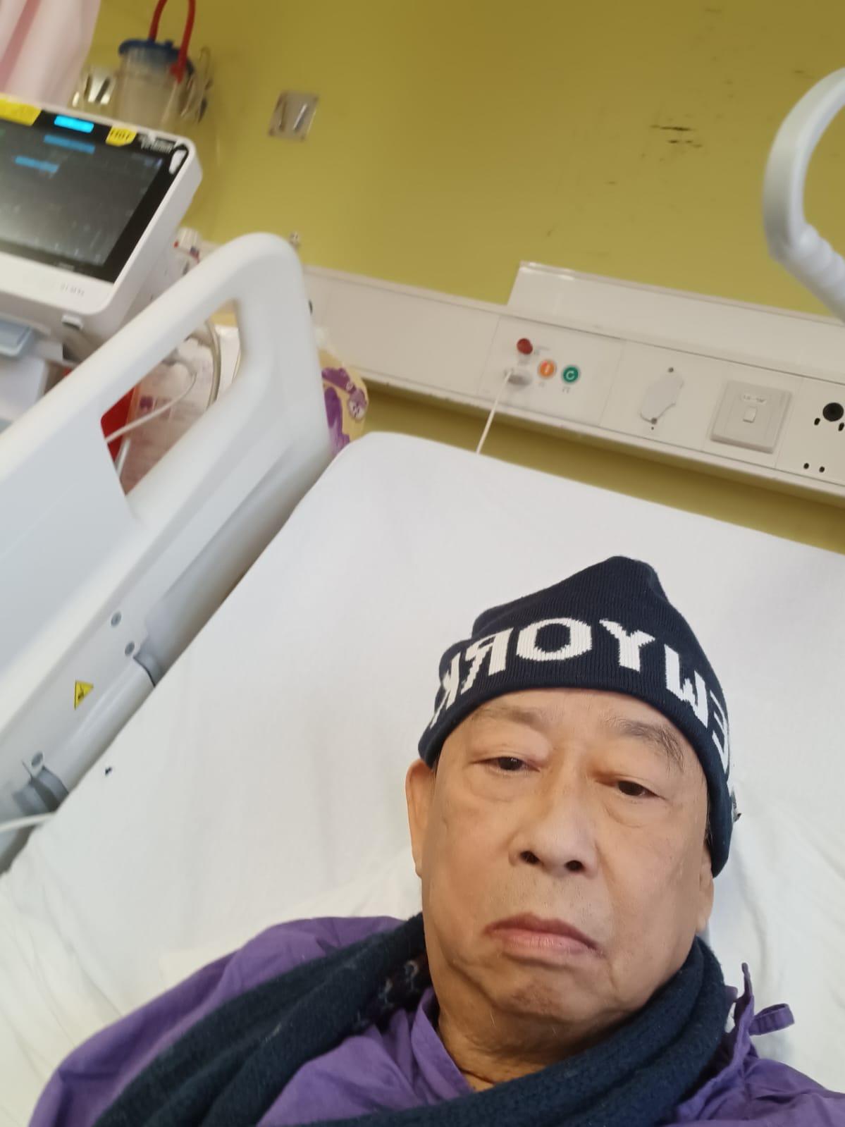 黎彼得入院近半個多月。