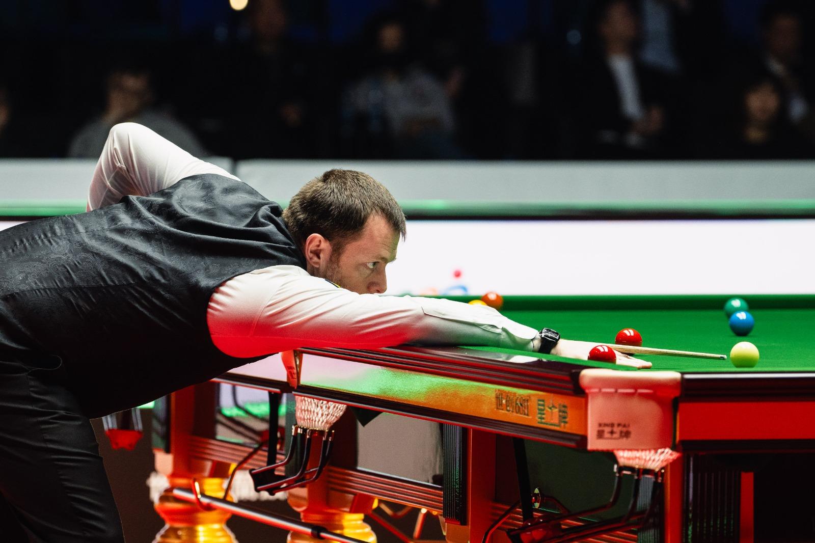 世界桌球大獎賽|艾倫領先兩局下被占美羅拔臣連取4局落敗。(大會提供)