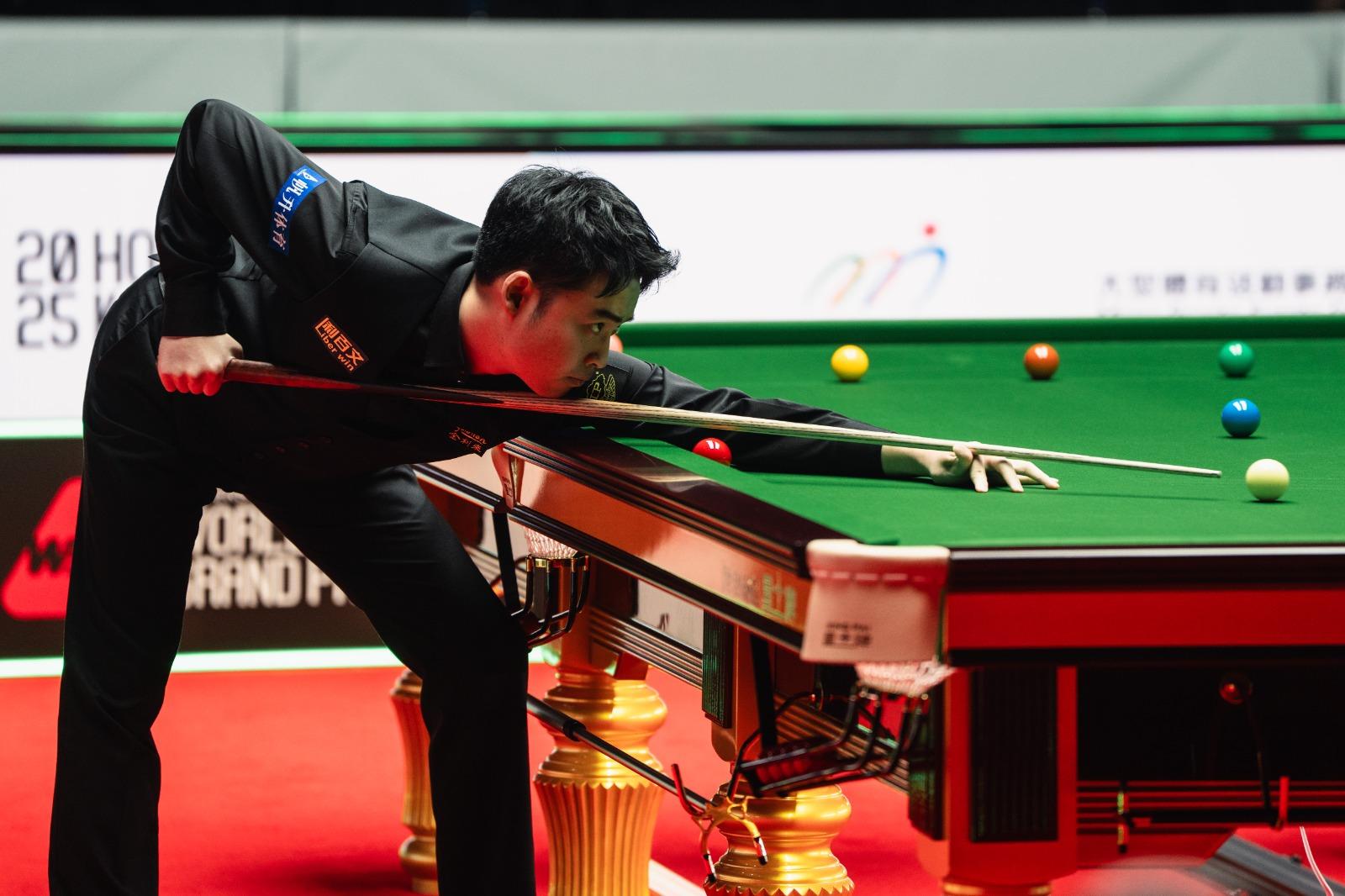 世界桌球大獎賽|斯佳輝手象欠順,領先一局下反負賀辛華費爾(Hossein Vafaei)。(大會提供)