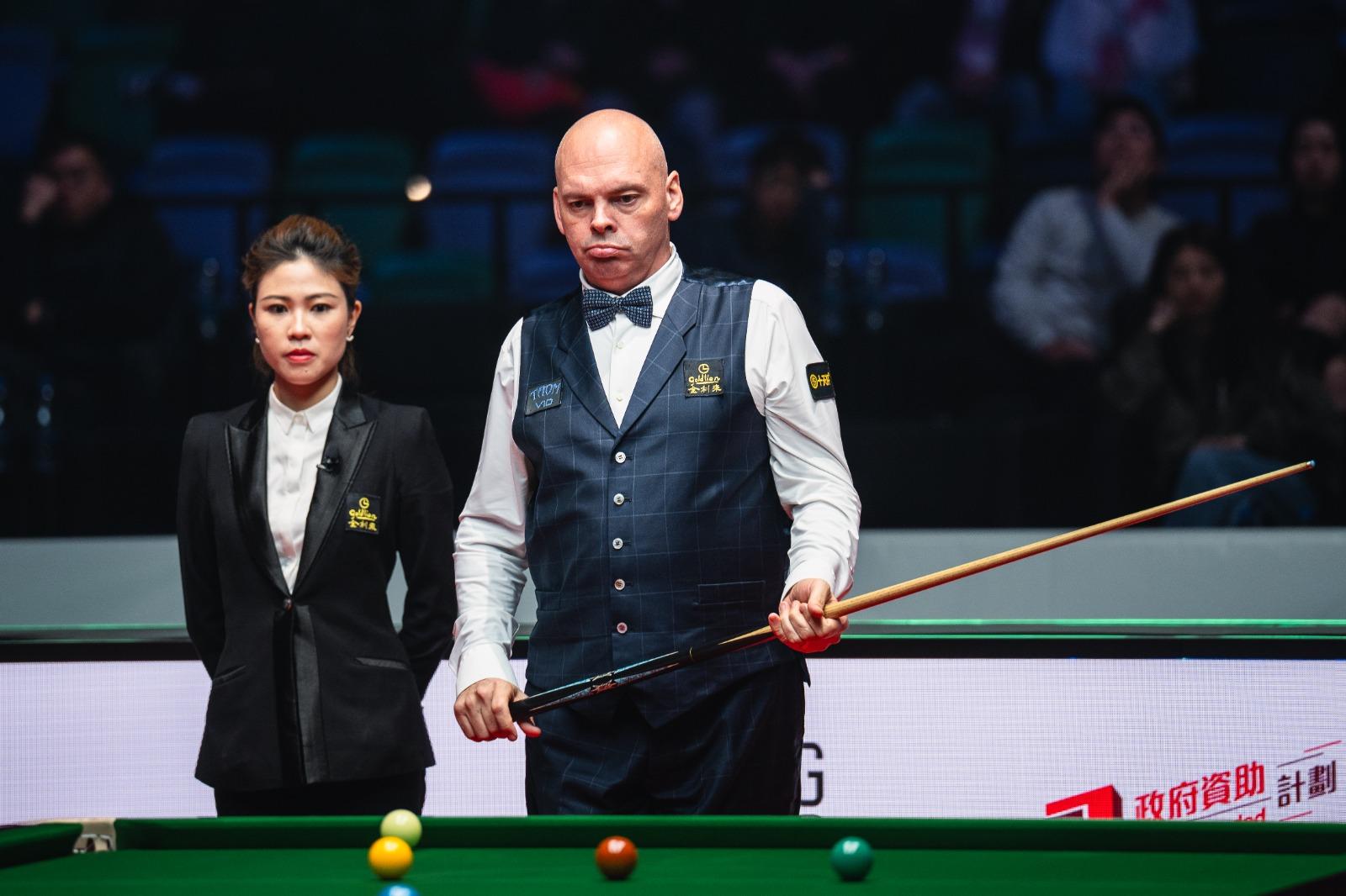 世界桌球大獎賽賽程|冰咸4強擊敗卓林普,有力爭取個人近6年首個排名賽冠軍。(大會提供)