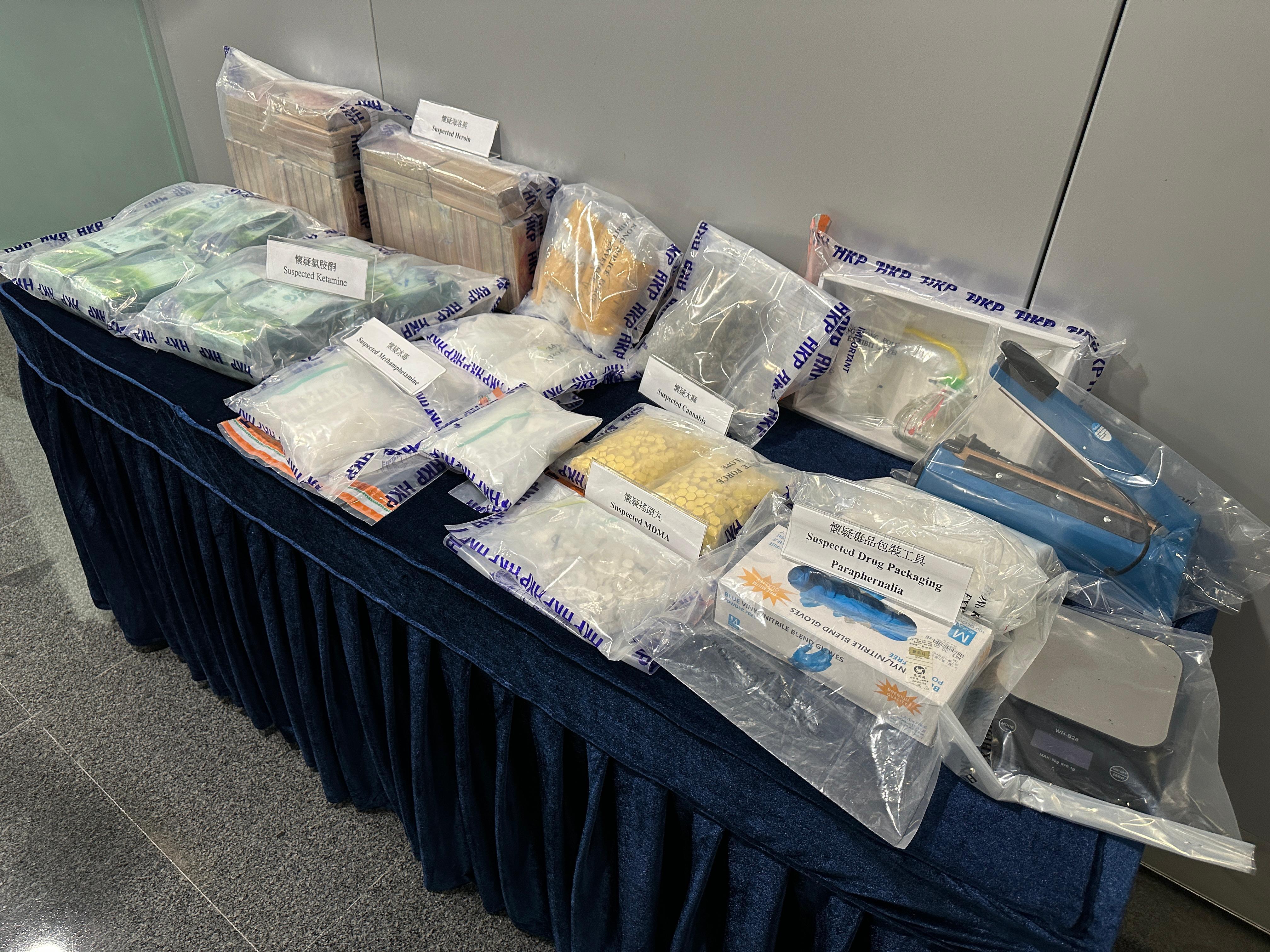 警旺角搗越南家庭式販毒集團,檢1400萬元毒品。