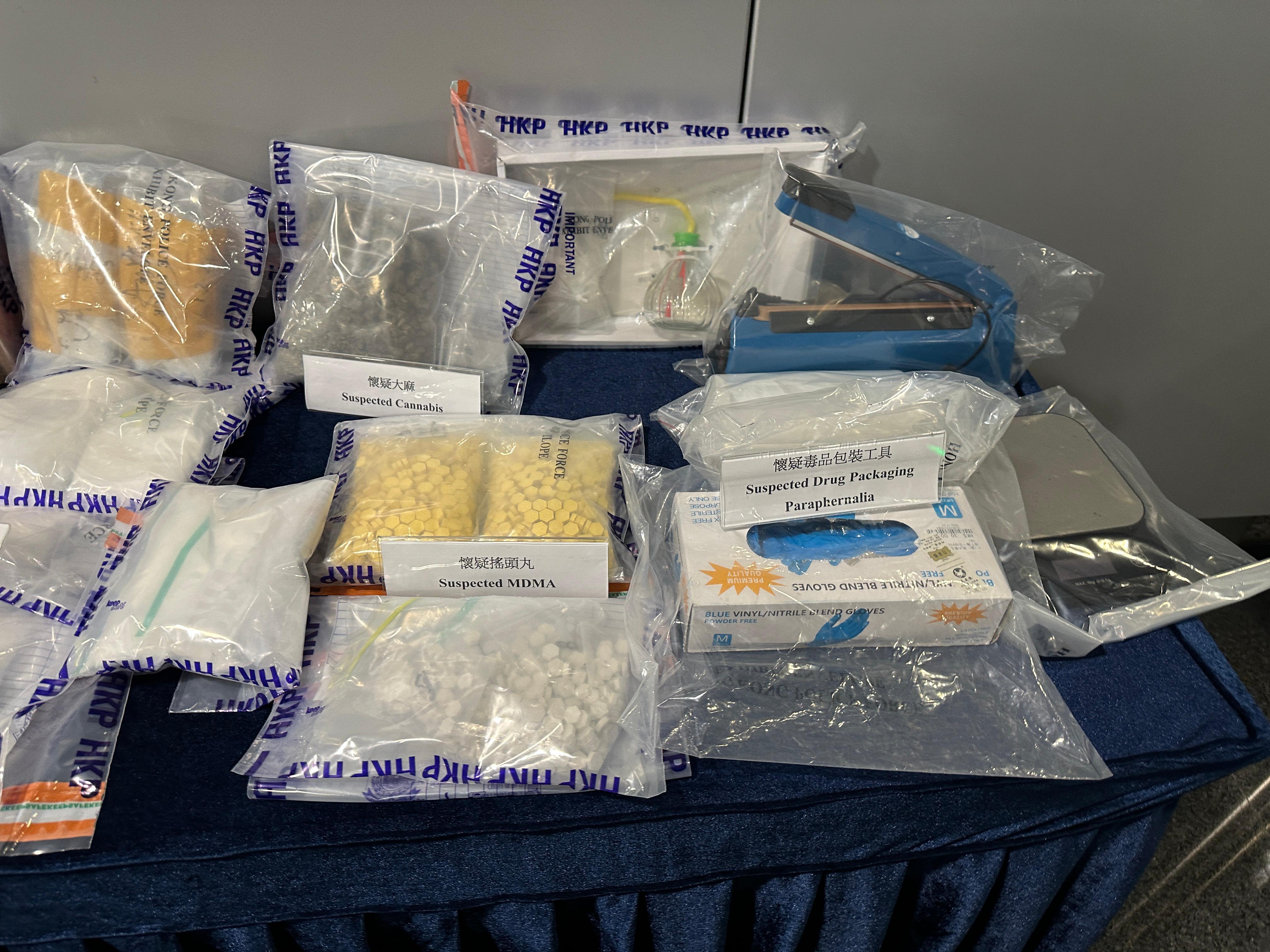 警旺角搗越南家庭式販毒集團,檢1400萬元毒品。