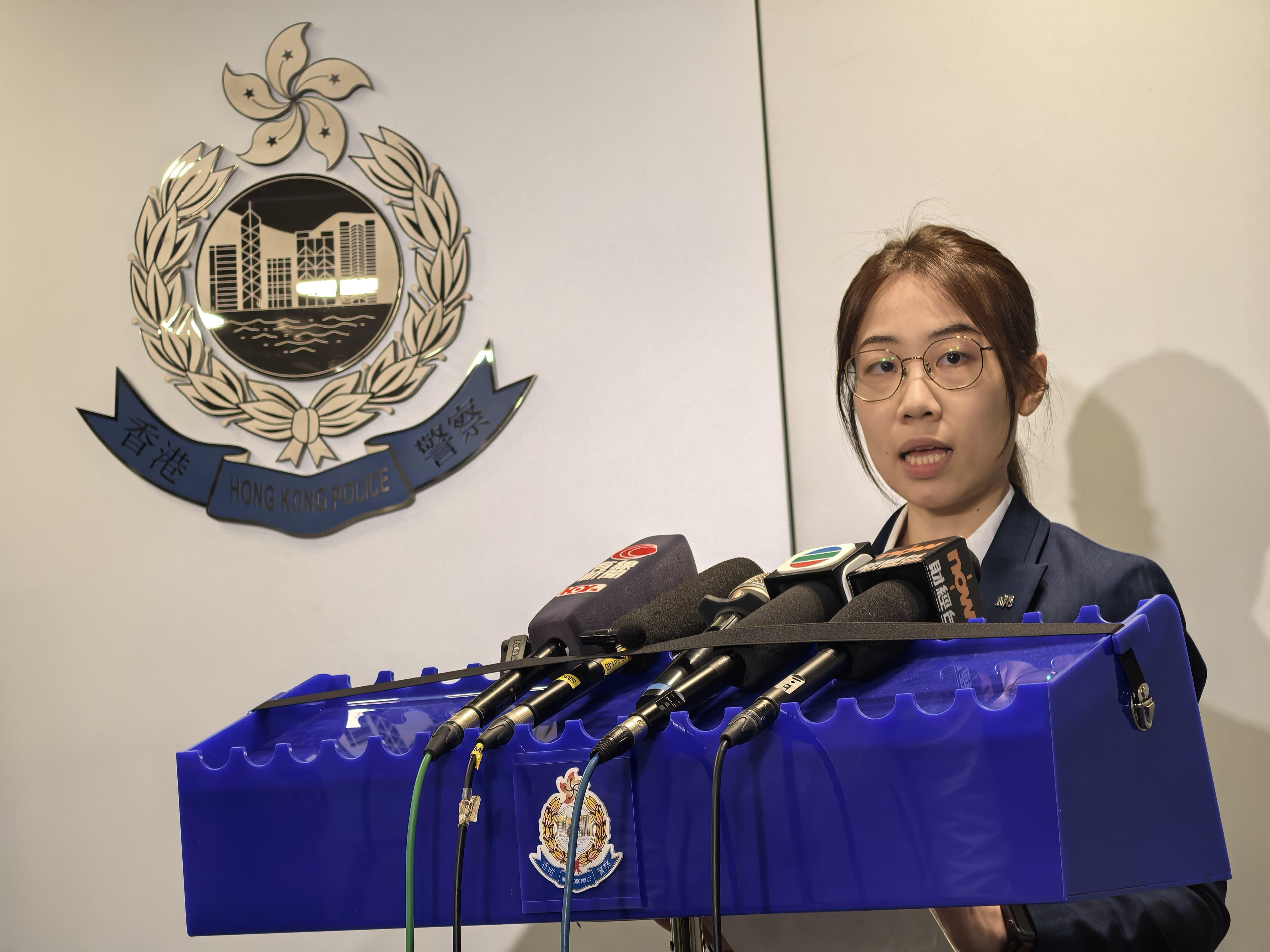 毒品調查科行動組高級督察陳裕詠。