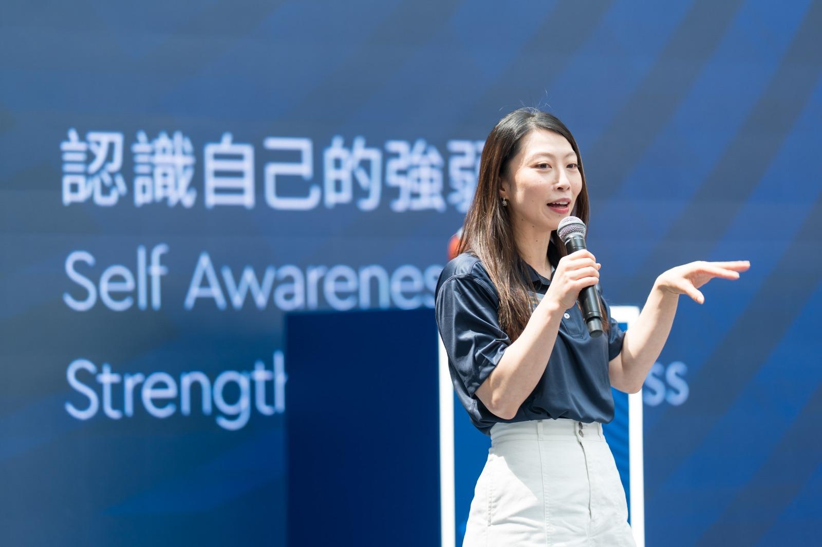 賽馬會社區七人欖球計劃2025展開,黃曉盈分享運動心得。