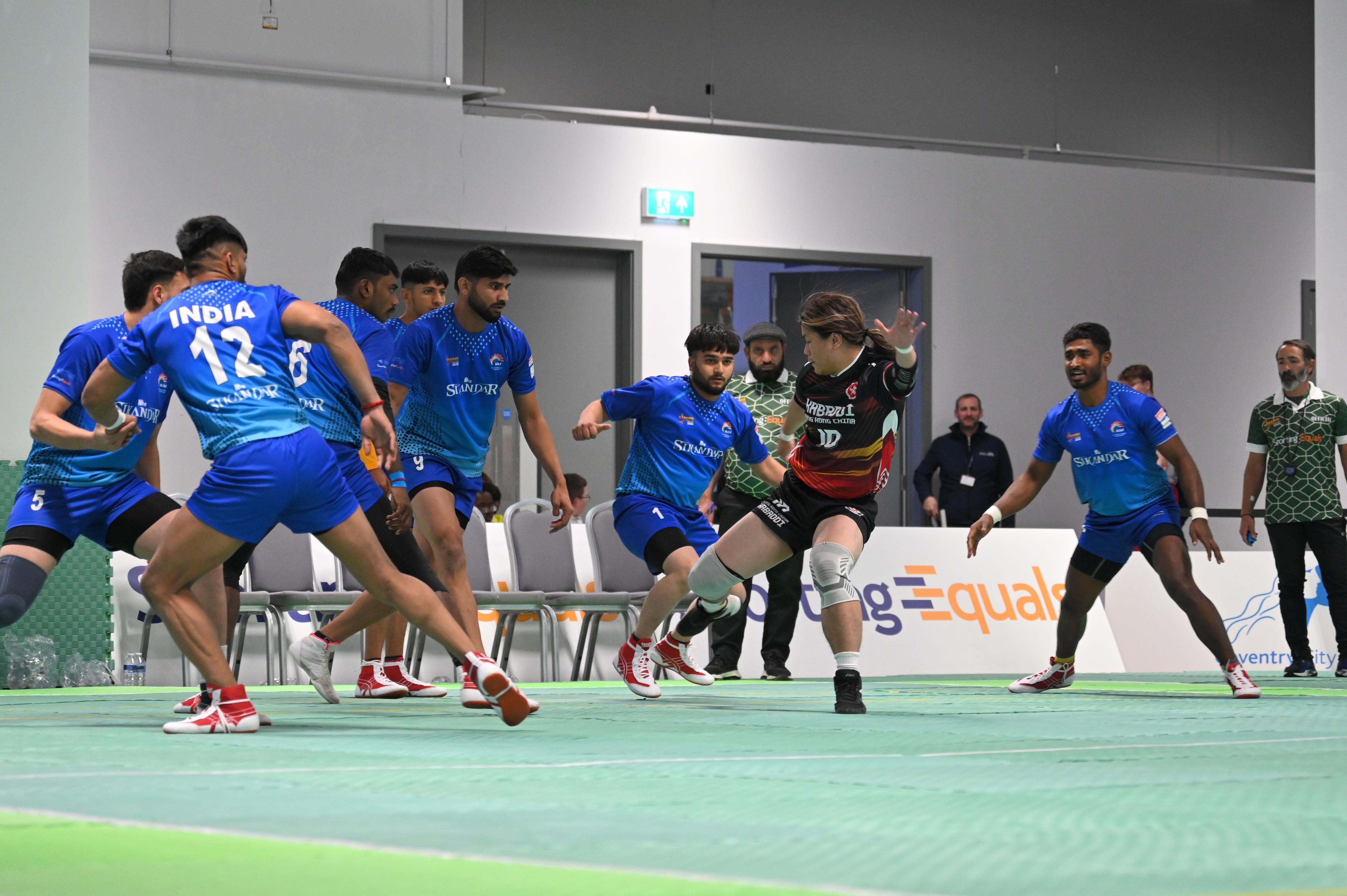 卡巴迪世界盃|香港卡巴迪體育聯會赴英國出戰,女隊不敵英格蘭 。(香港卡巴迪體育聯會圖片)