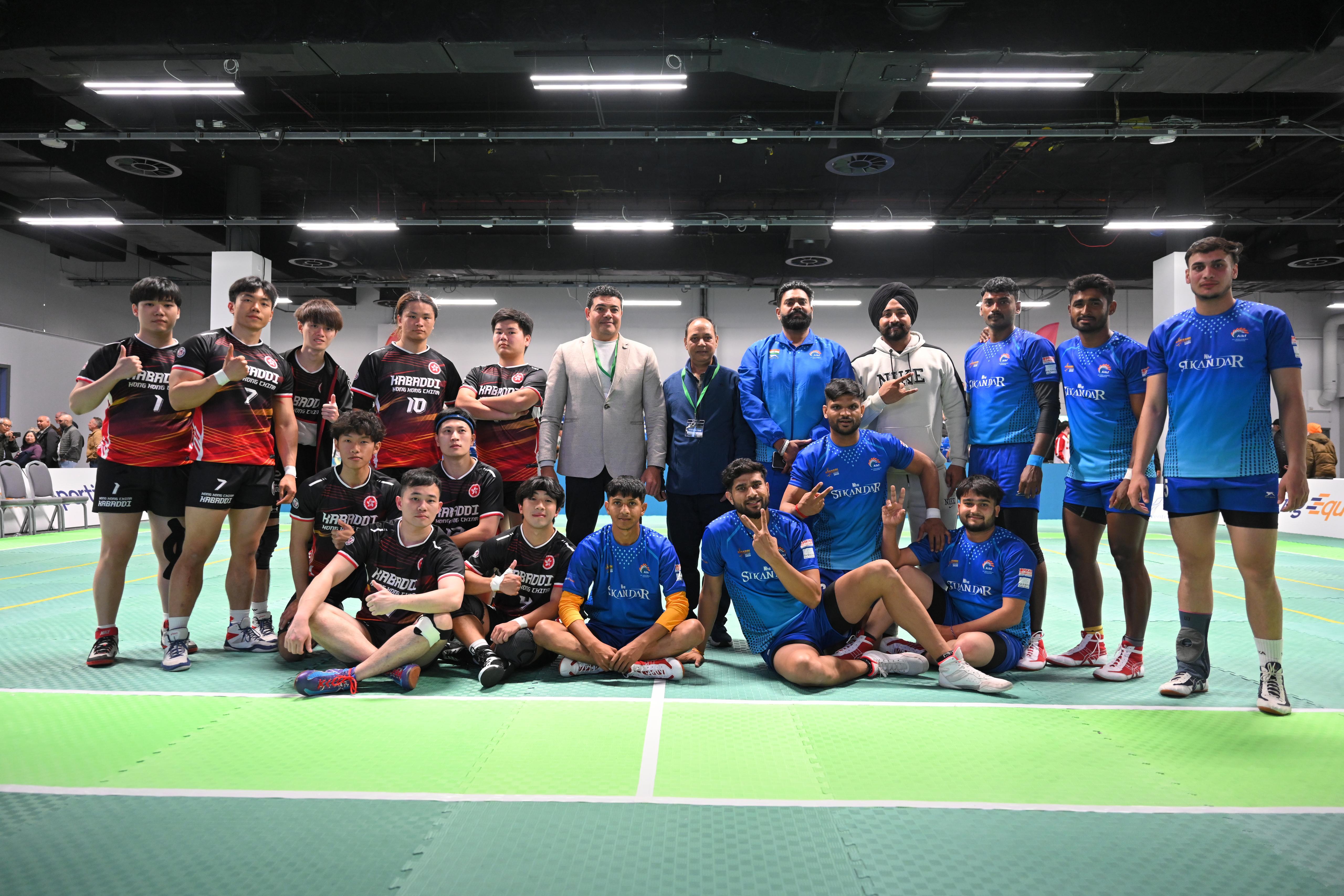 卡巴迪世界盃|香港卡巴迪體育聯會赴英國出戰,男隊不敵印度 。(香港卡巴迪體育聯會圖片)