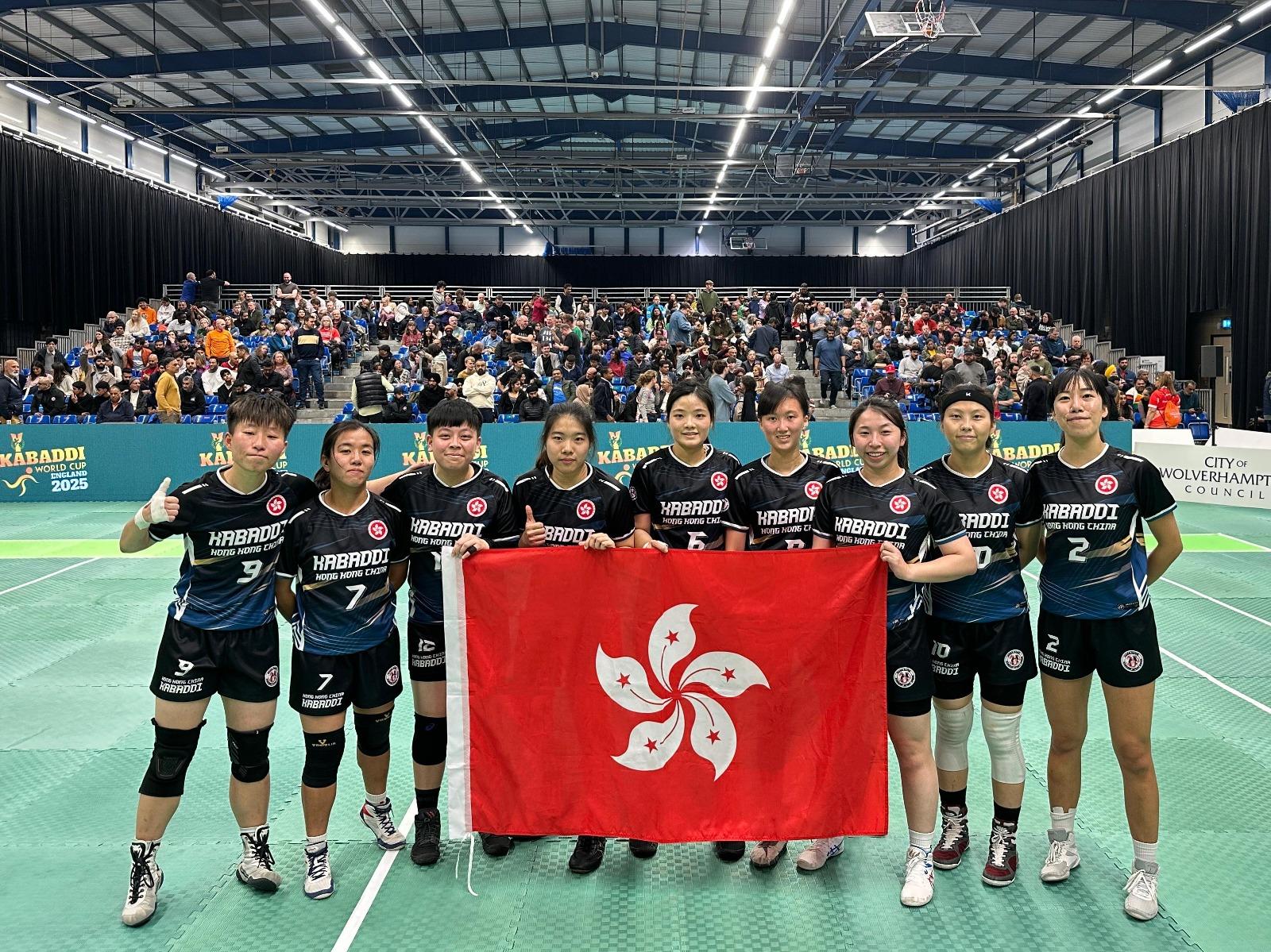 香港女子隊隊長鄭紫琳盼更多香港人參與卡巴迪。(香港卡巴迪體育聯會圖片)