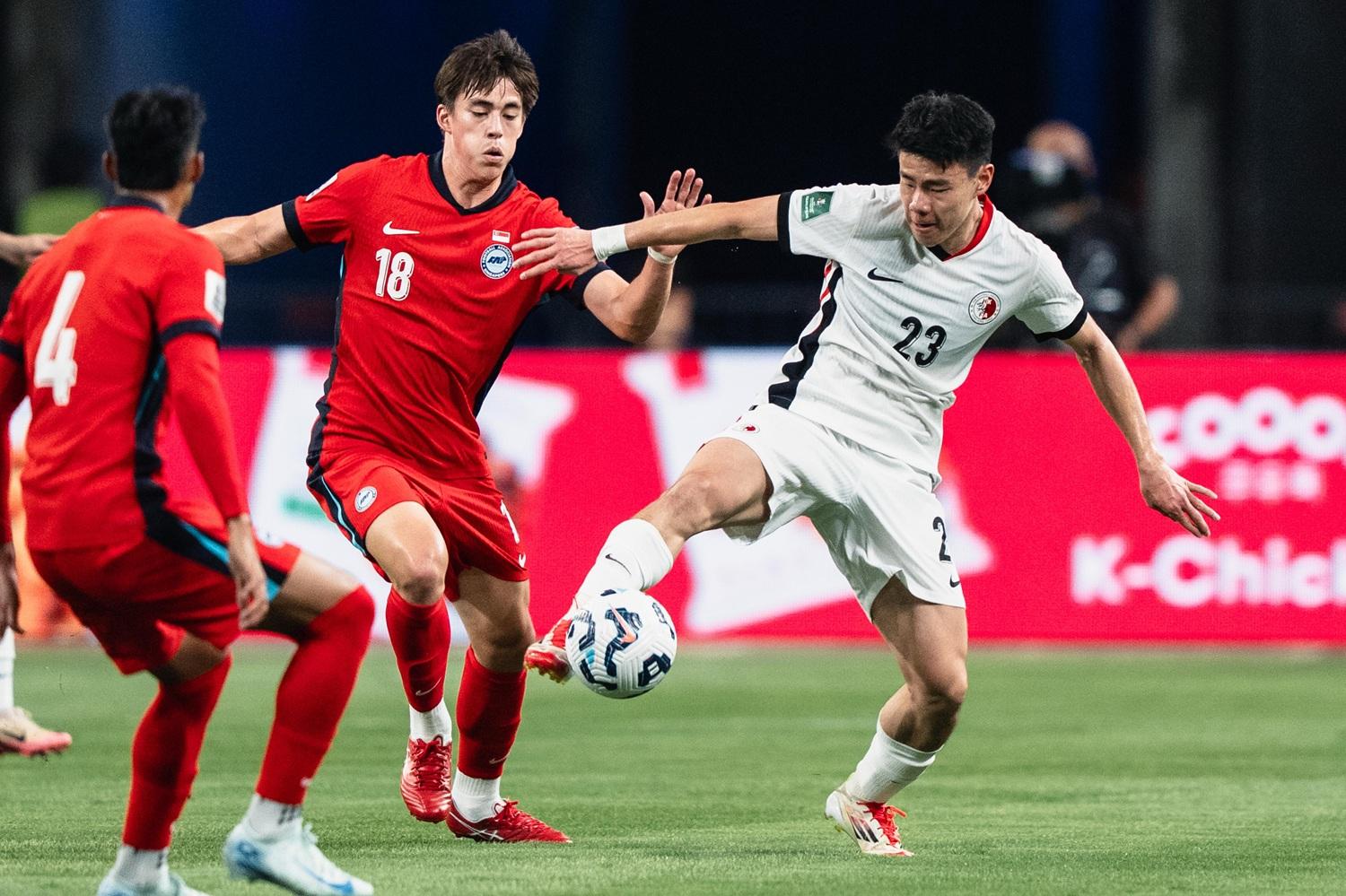 港隊守將孫銘謙。(香港足總圖片)