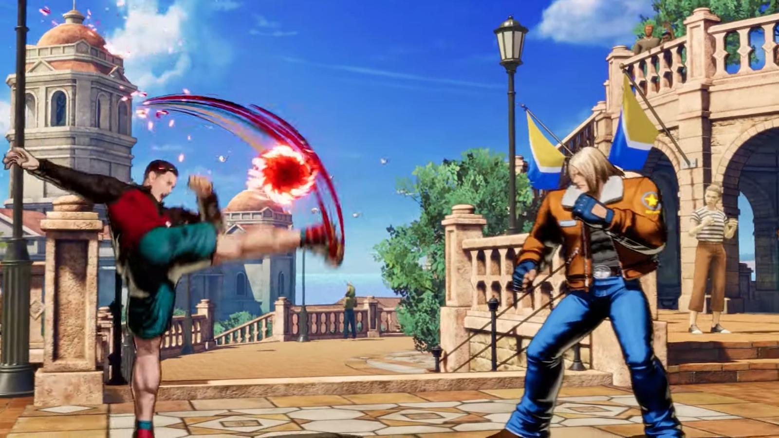 C朗拿度在《餓狼傳說》的招式,當然與足球有關。