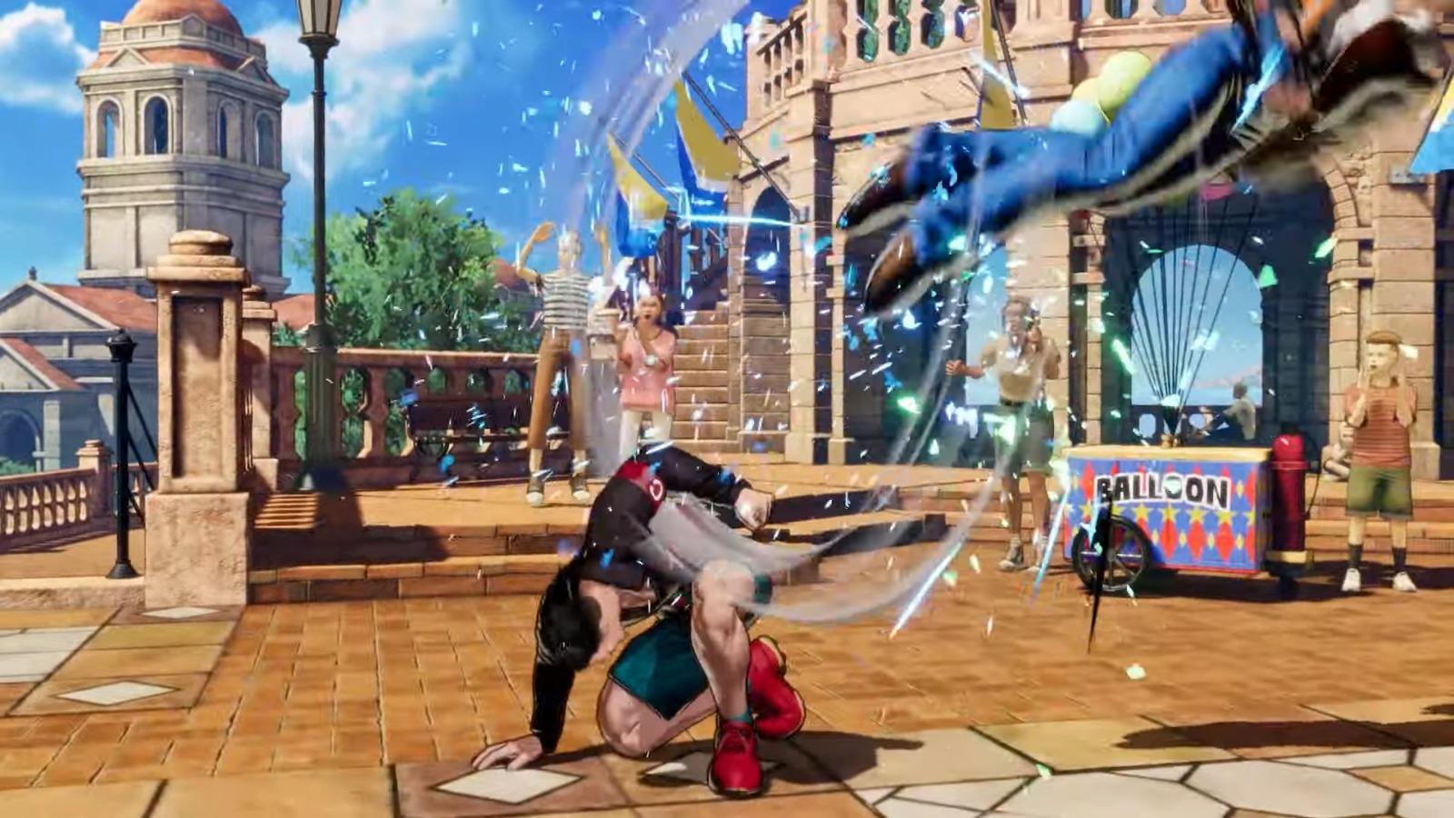 C朗拿度在《餓狼傳說》的招式,當然與足球有關。