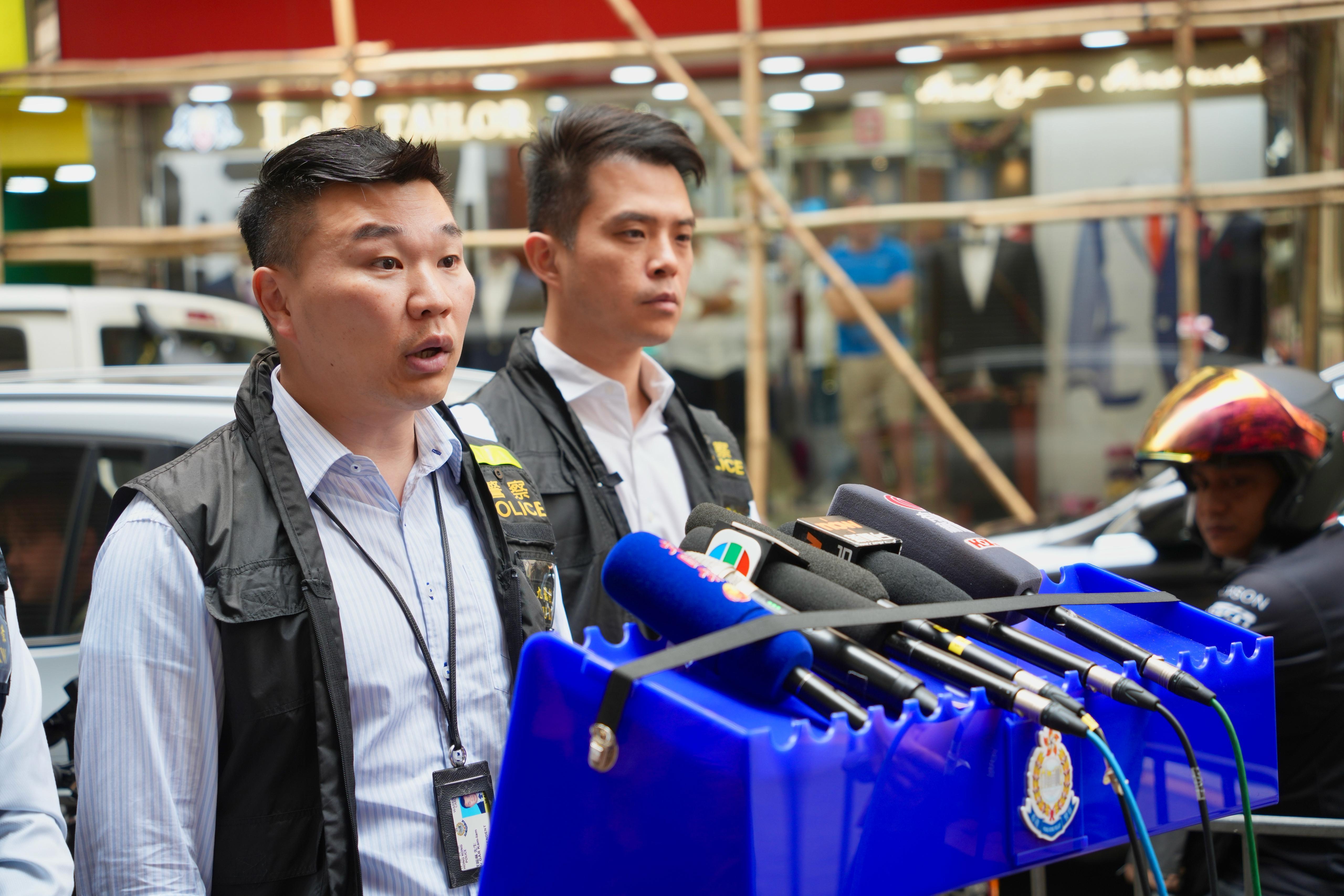 警方西九龍總區刑事部警司賈錦琳