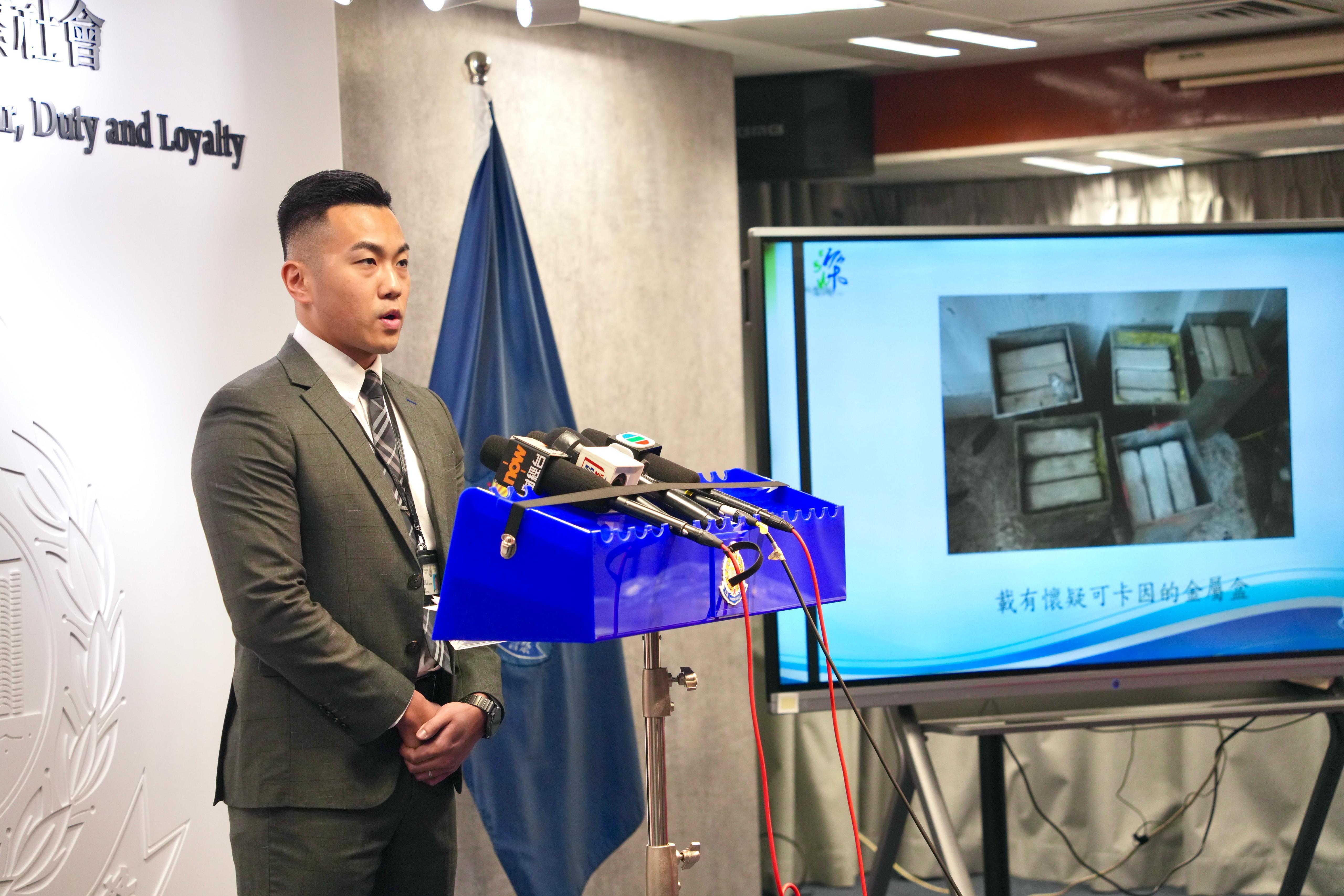 深水埗警區特別職務隊督察鄭源霖。