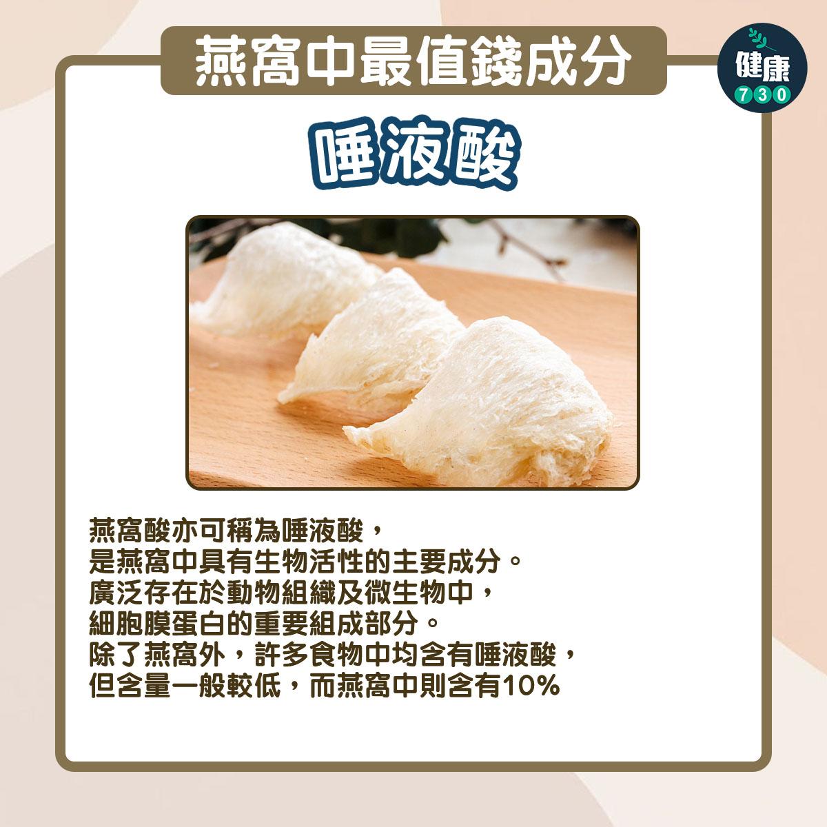 食燕窩7大好處|唾液酸最值錢(am730製圖)