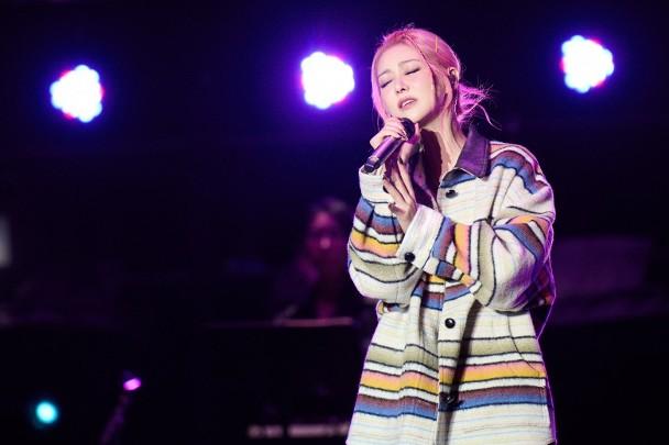 薛凱琪的狀態明顯較之前好多了。